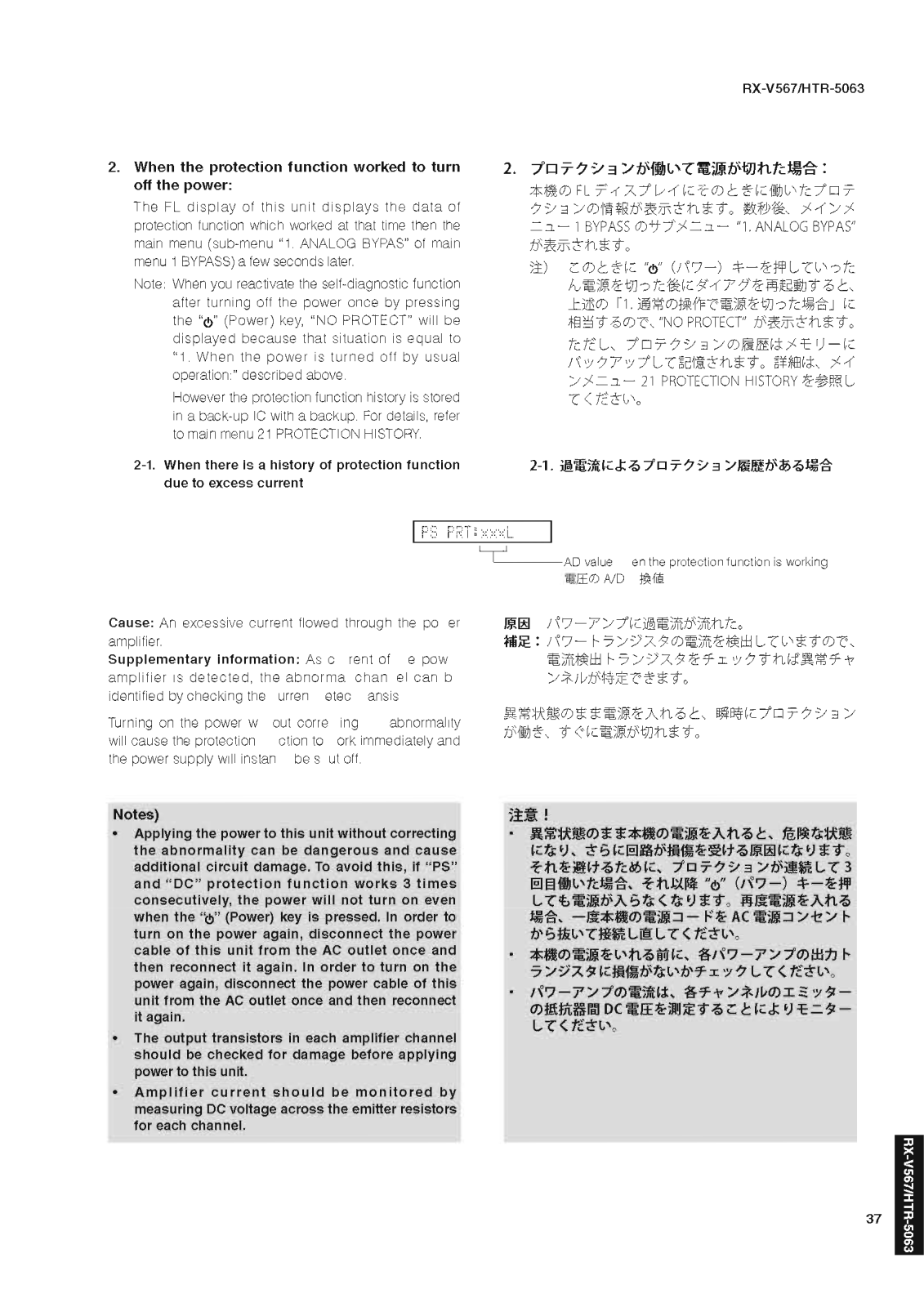 Yamaha HTR-5063 Service Manual