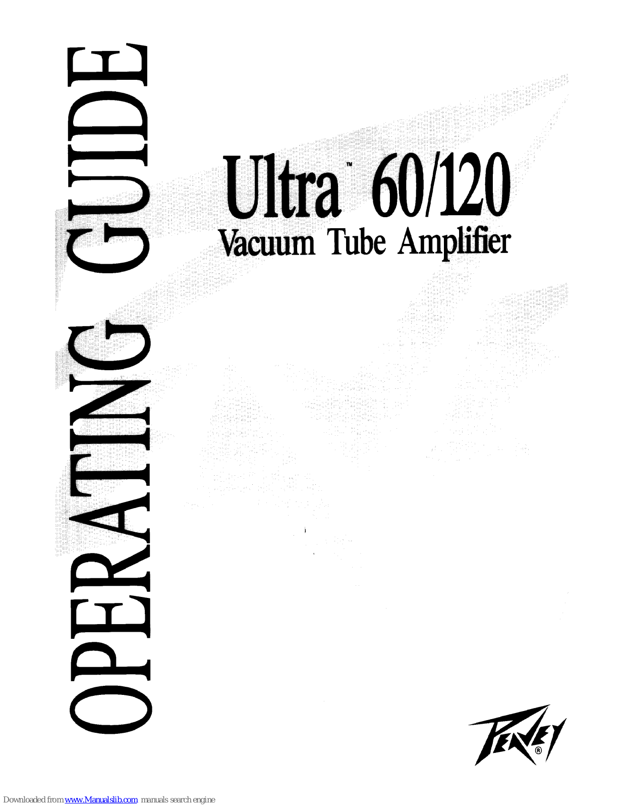 Peavey Ultra 120, Ultra 60 Operating Manual