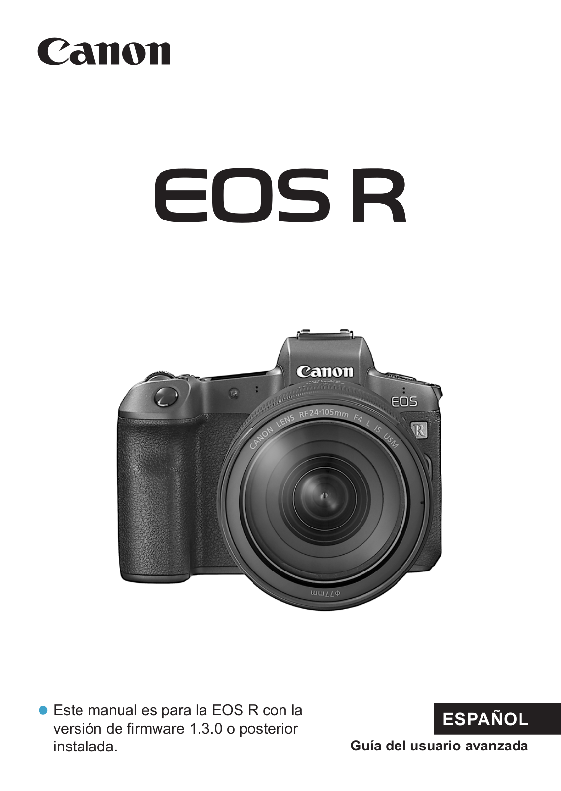 Canon EOS R User Manual