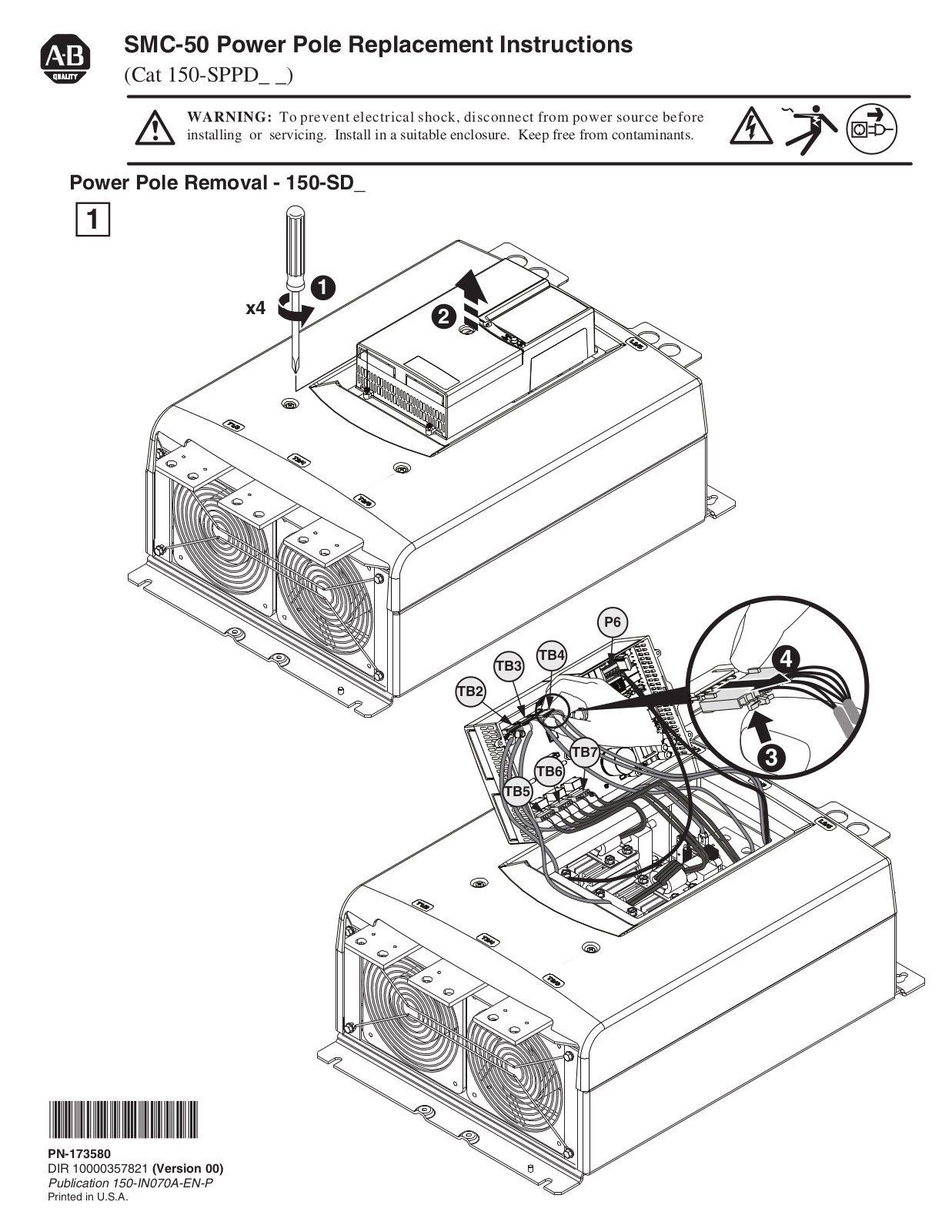 Rockwell Automation 150-SPPD User Manual