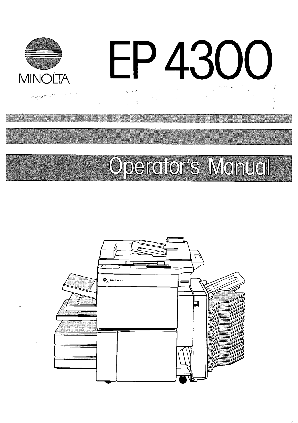 Konica Minolta EP4300 User Manual