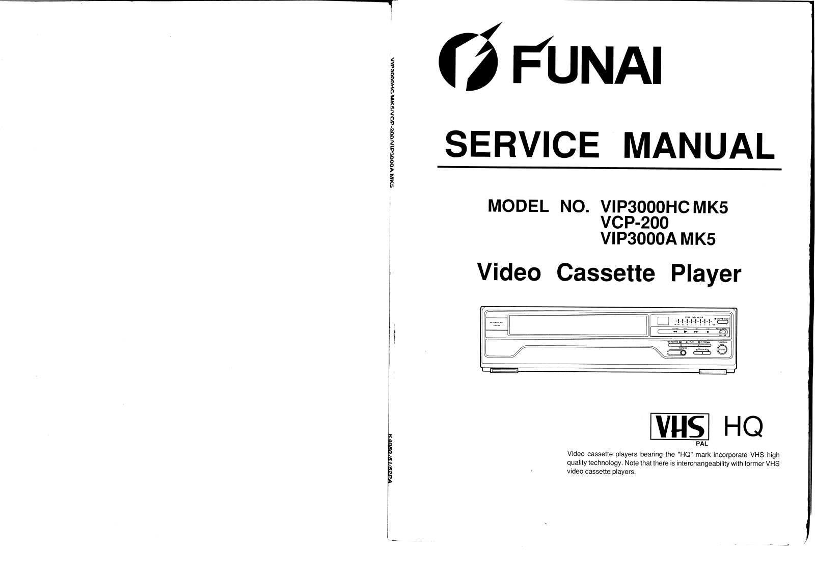 Funai vip3000 mk5 SERVICE MANUAL