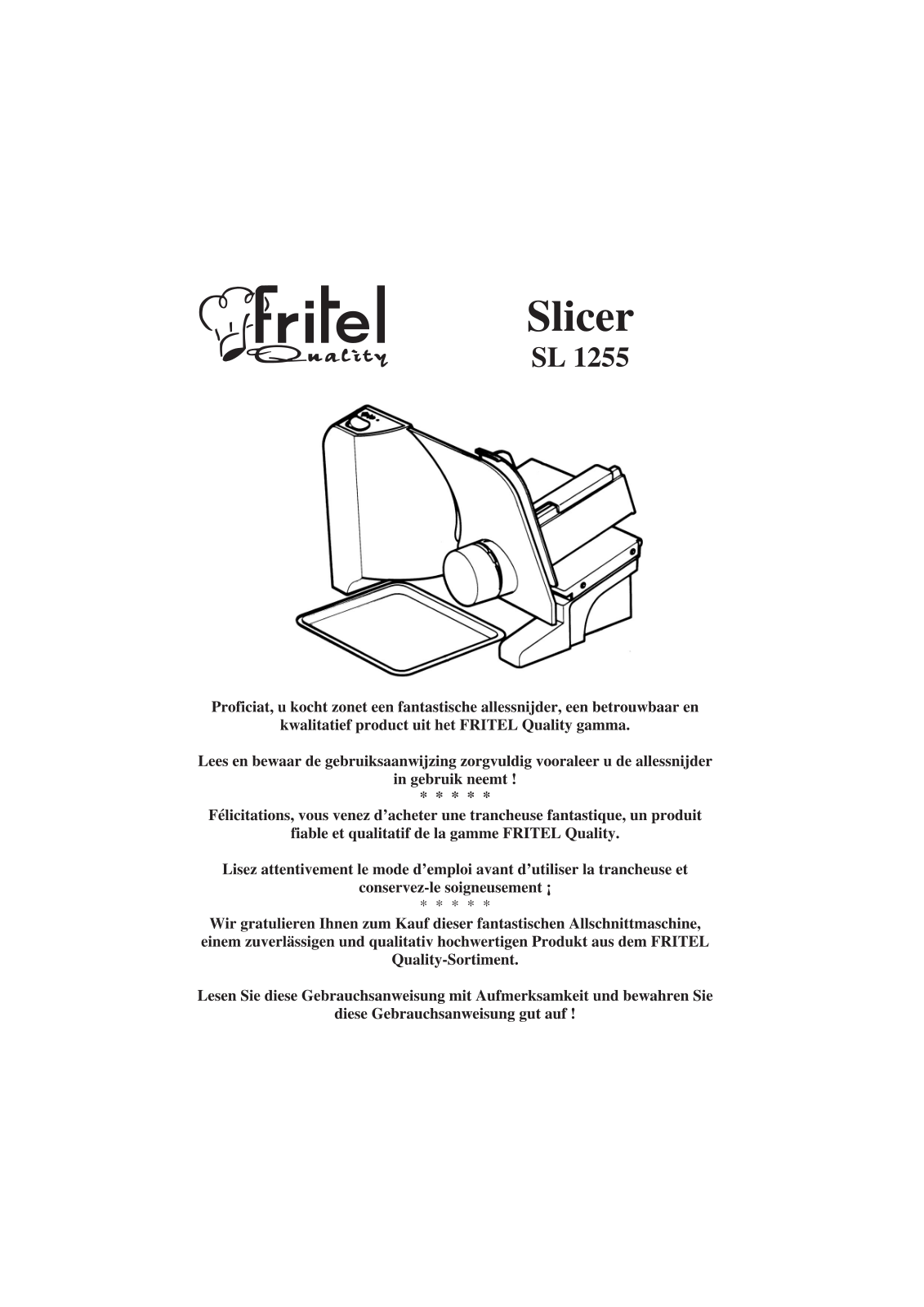 Fritel SL 1255 User Manual