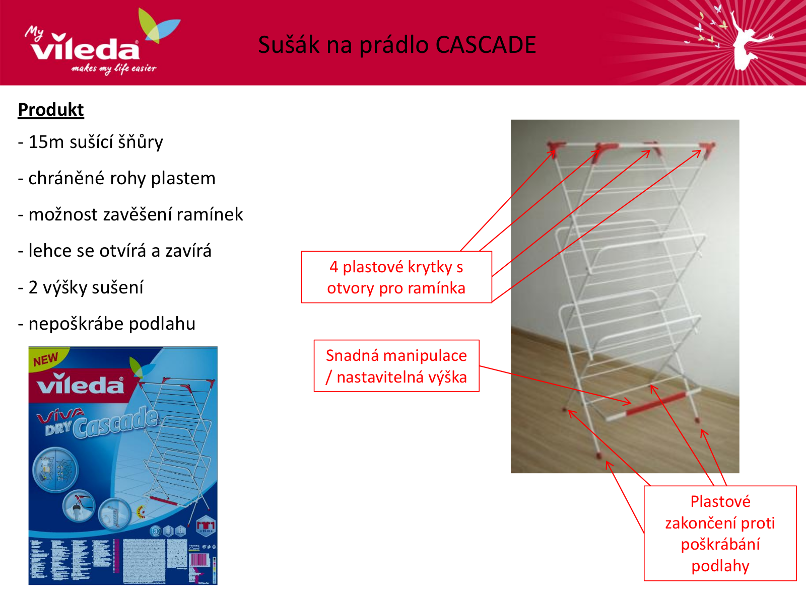 Vileda Viva Dry Cascade User Manual