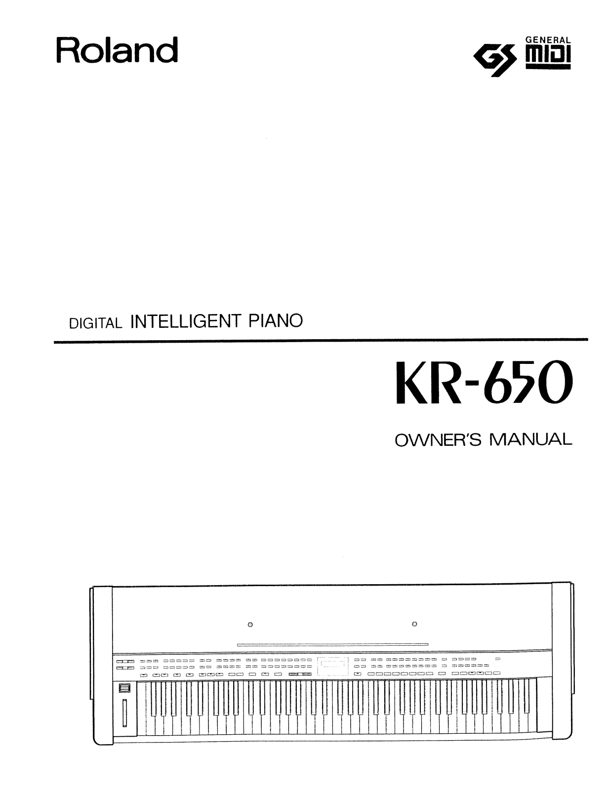 Roland KR 650 Service Manual