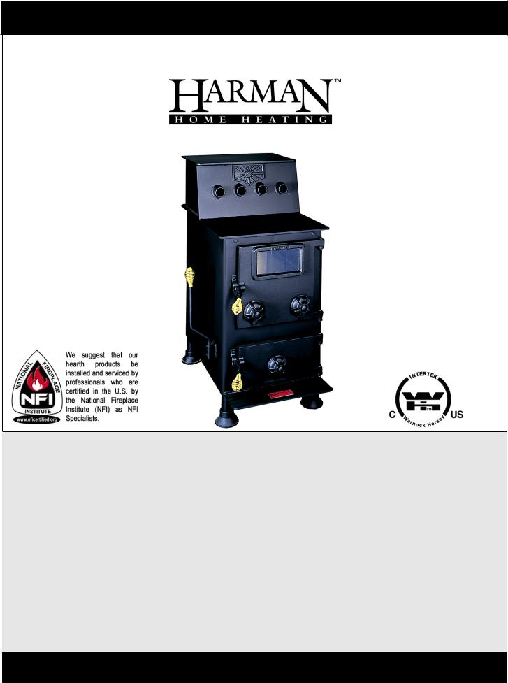 Harman Stove Company SF 250 User Manual