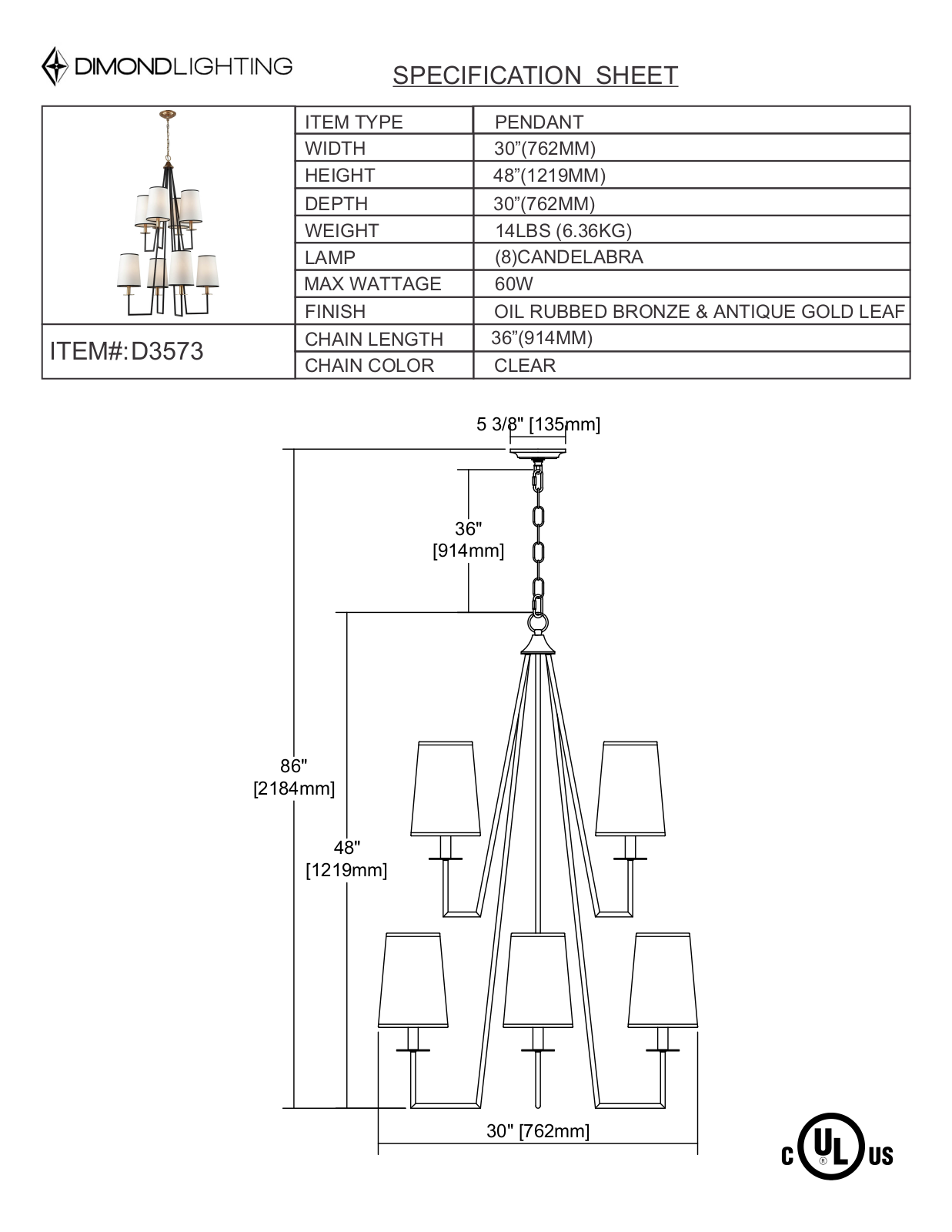 ELK Home D3573 User Manual