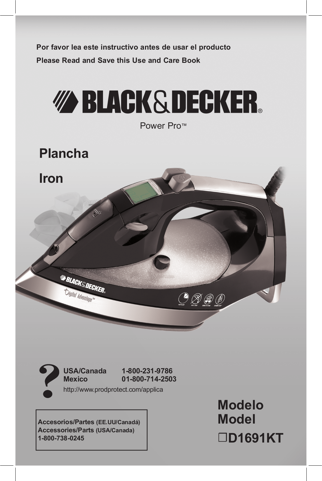 Black & Decker D1691KT User Manual