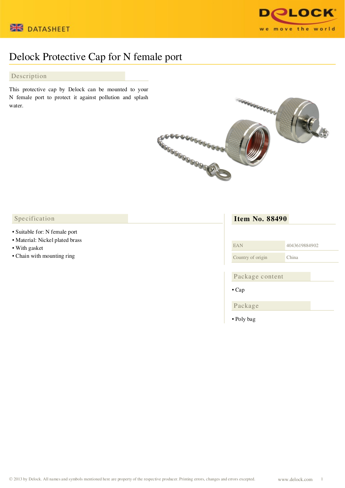 DeLOCK 88490 User Manual