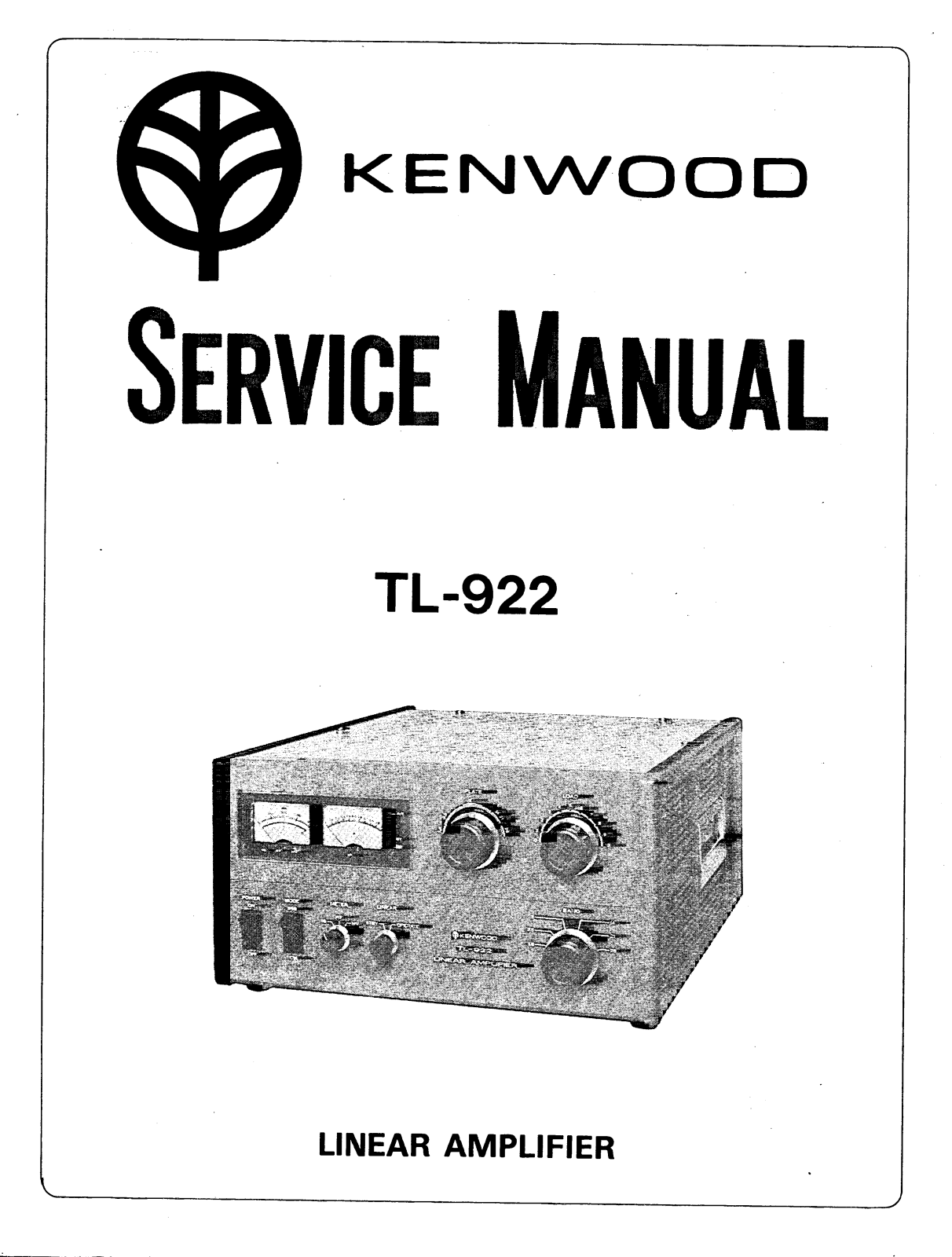 Kenwood TL-922 Service manual