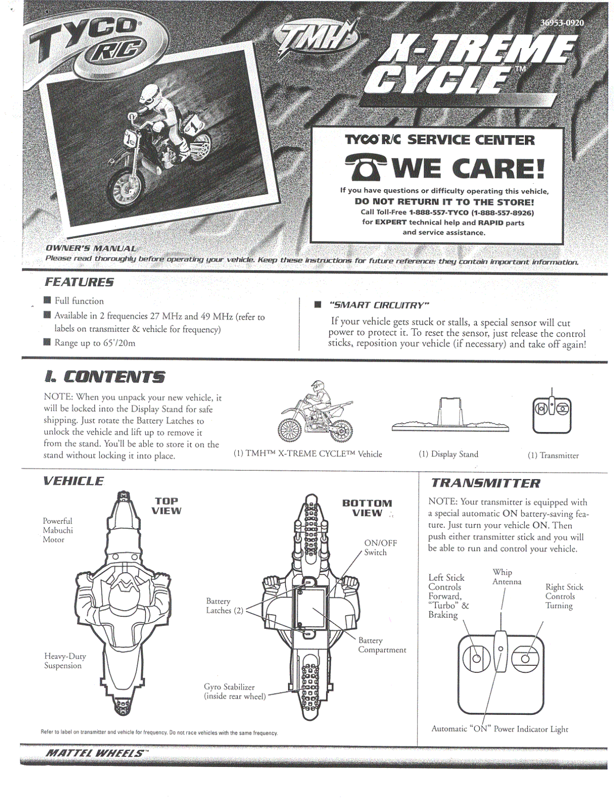 Taiyo A10649R Users Manual