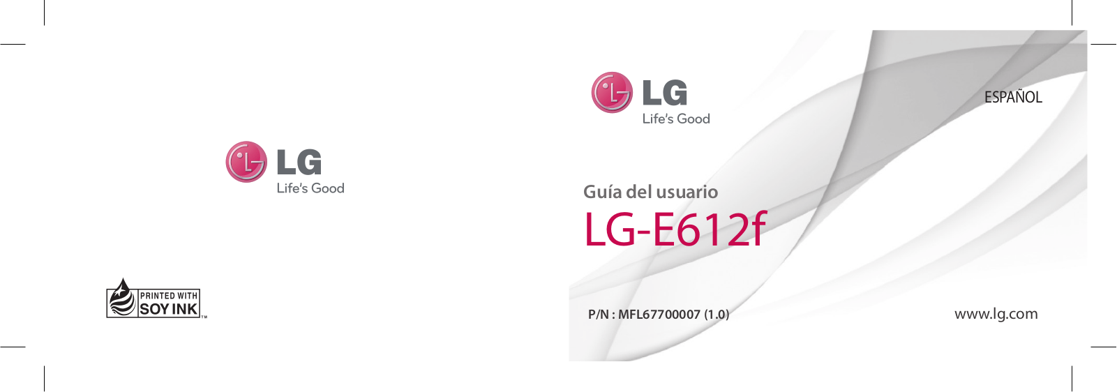 LG LGE612F User manual