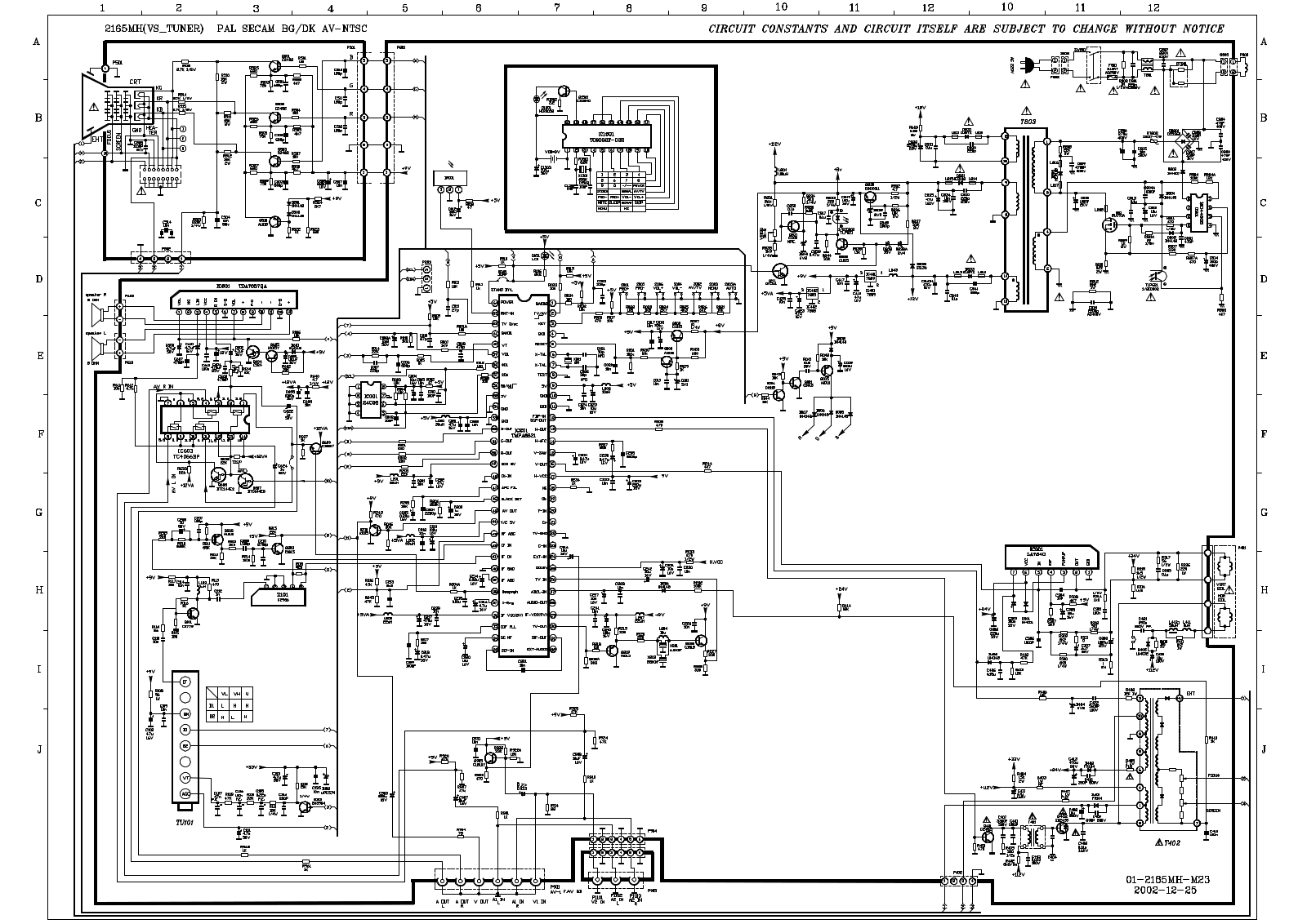 Hyundai H-TV1407 Schematics