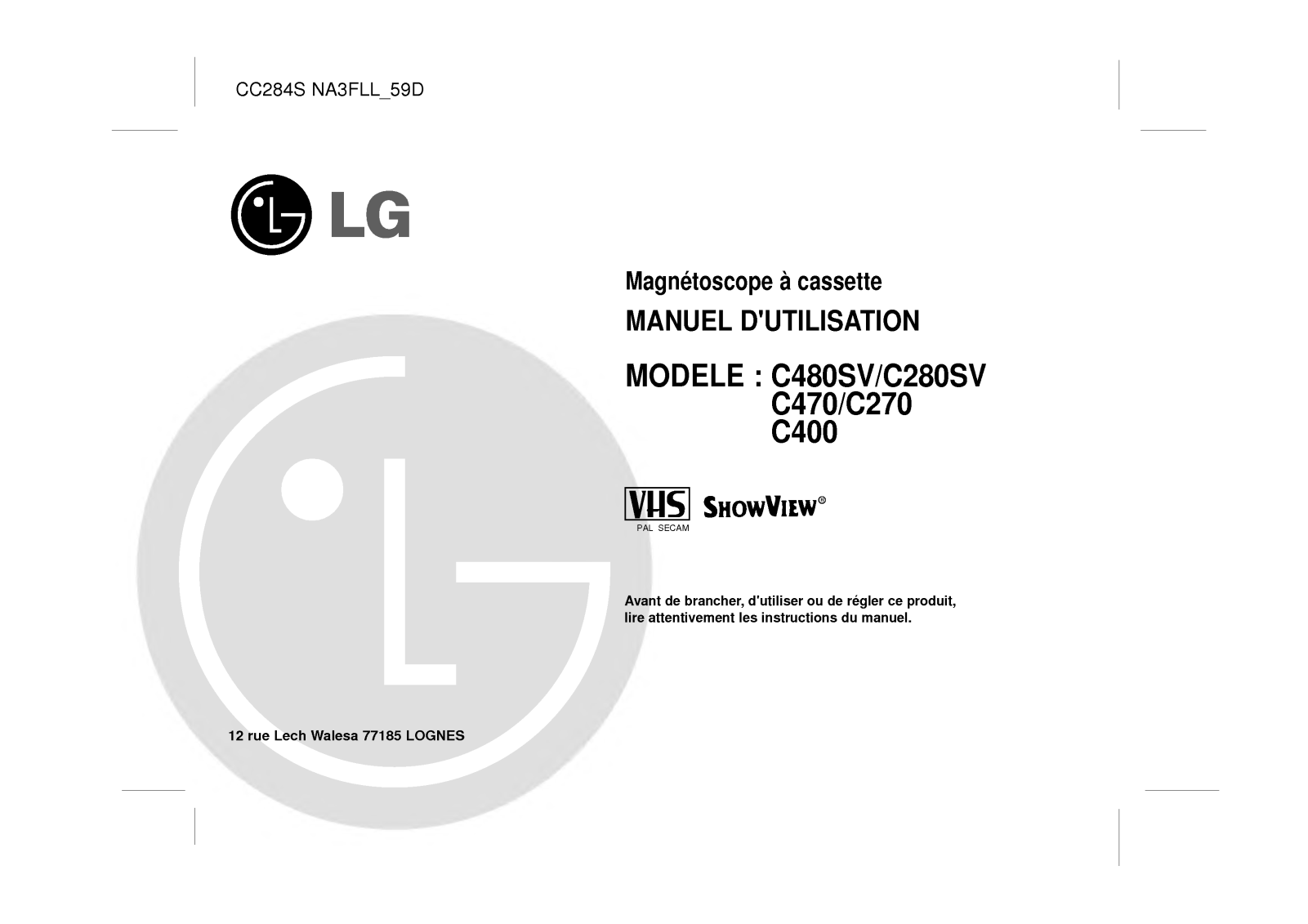 LG C470 User Manual