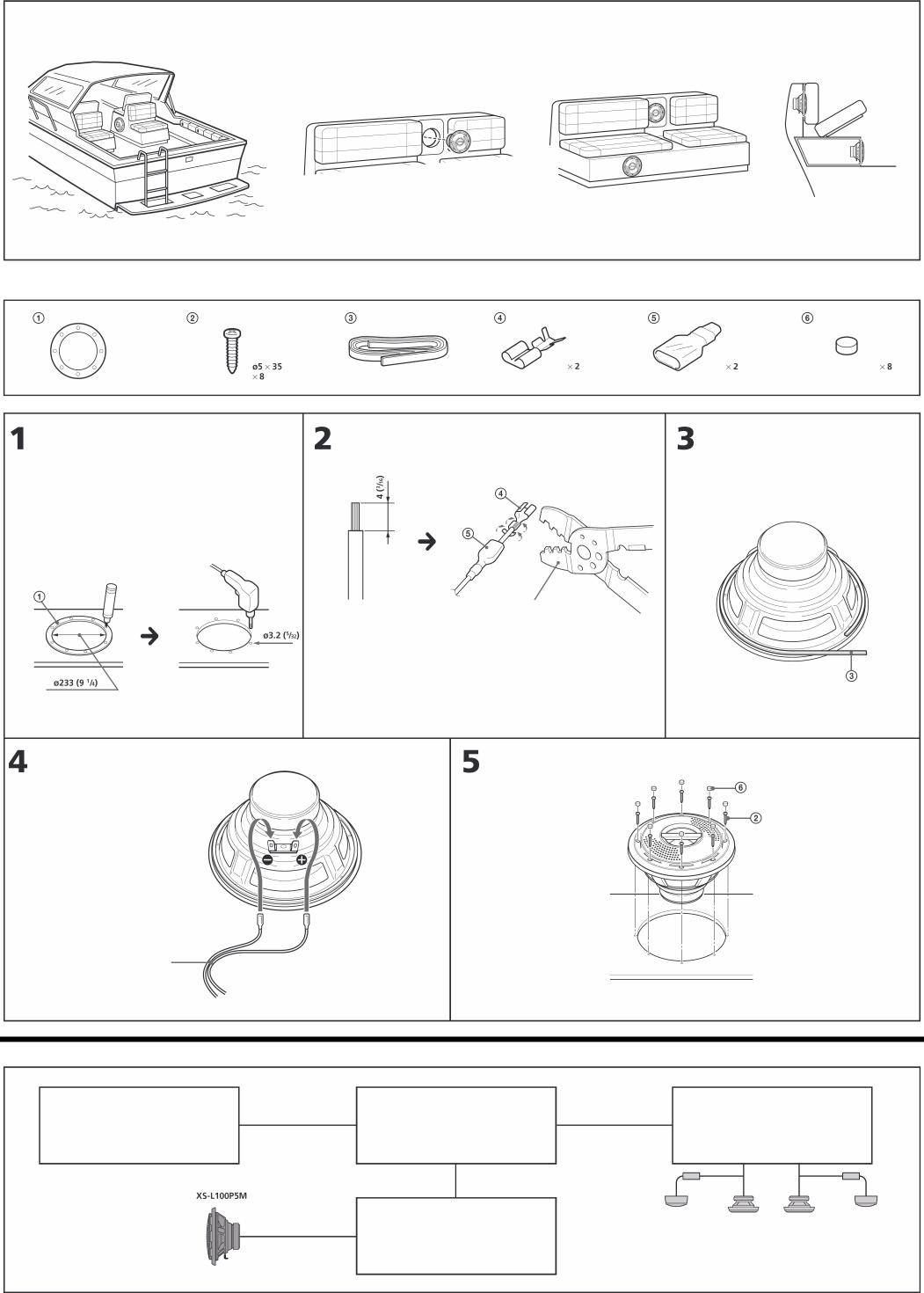 Sony XS-L100P5M User Manual