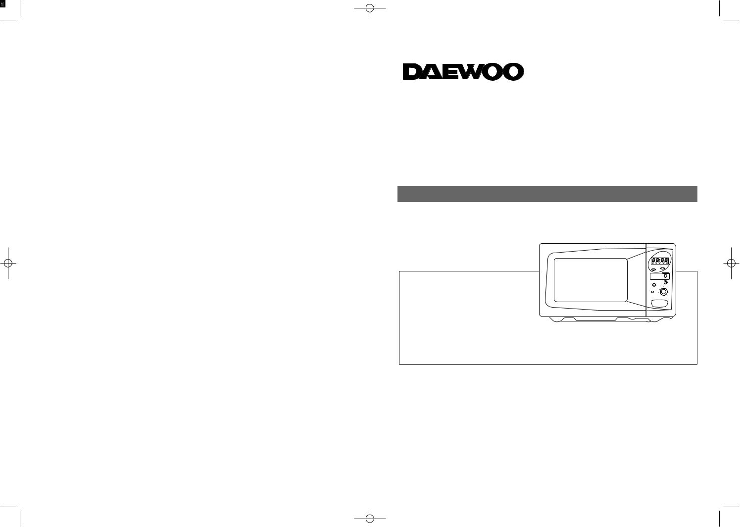 Daewoo KOR-861R User Manual