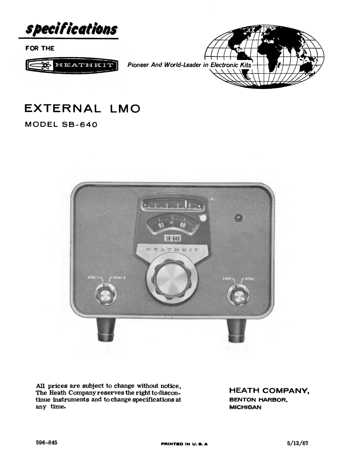 Heathkit sb 640 schematic