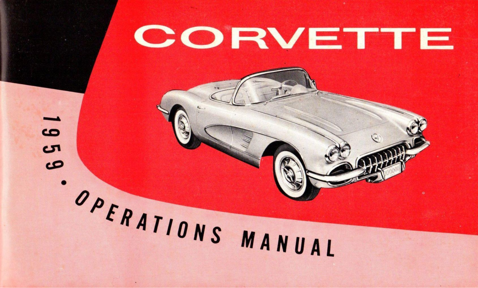 Chevrolet Corvette 1959 Operating Instructions