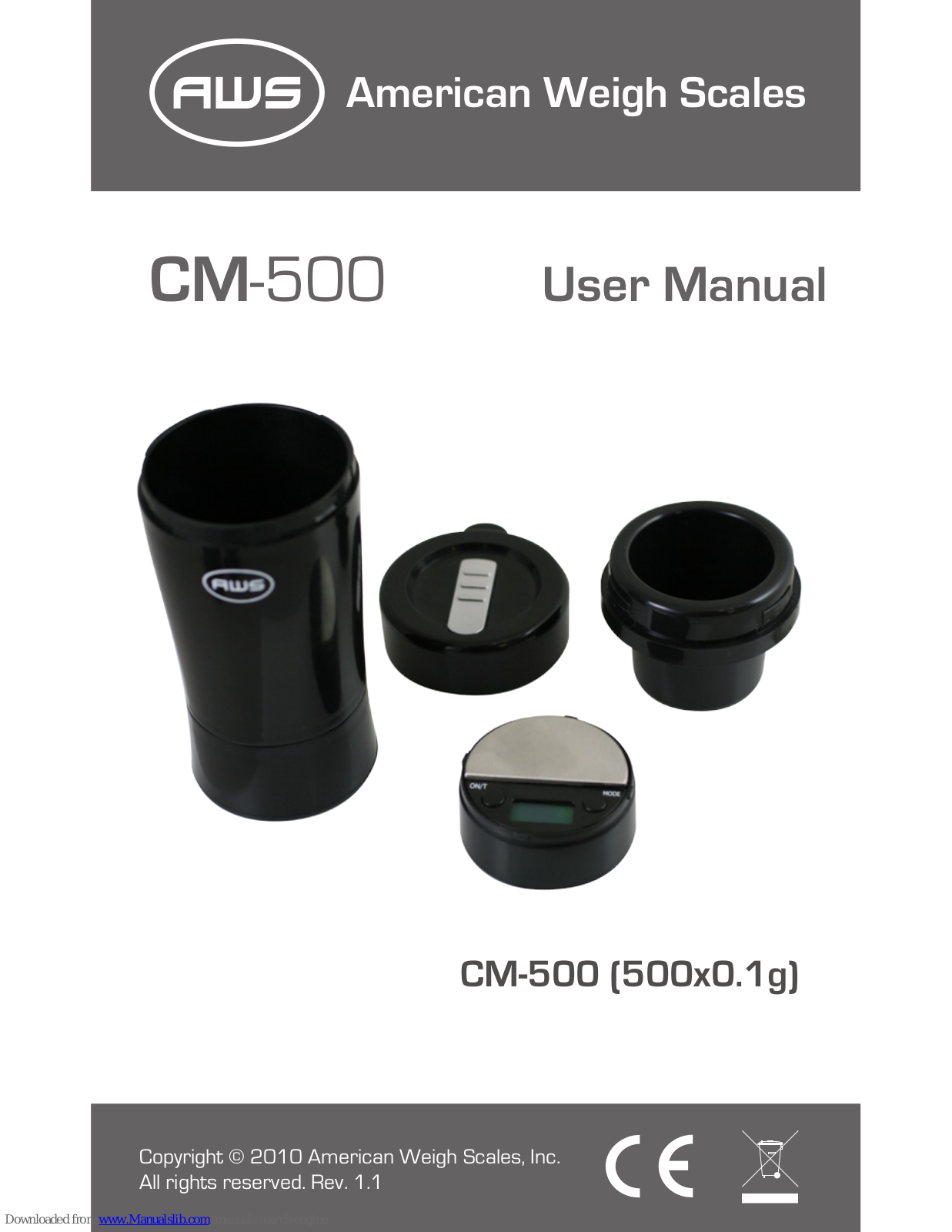 AWS CM-500 User Manual - ManualMachine.com