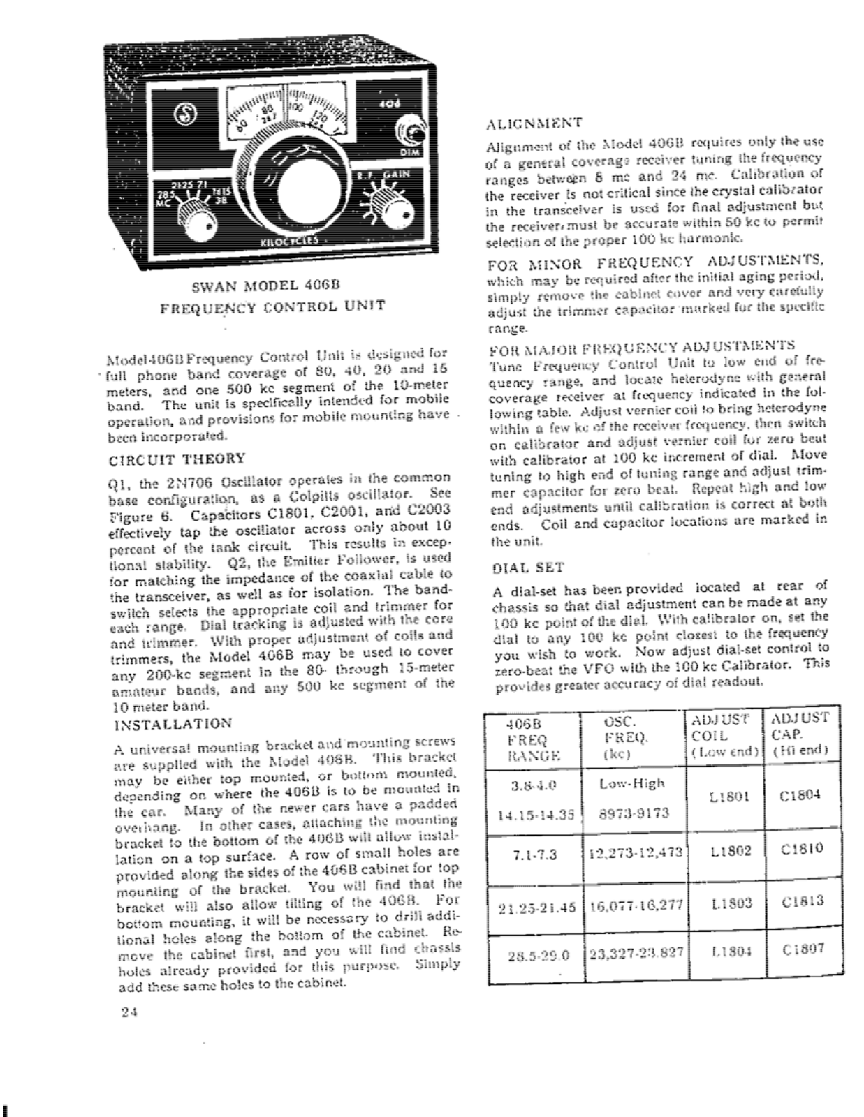 Swan 400 User Manual (PAGE 17)