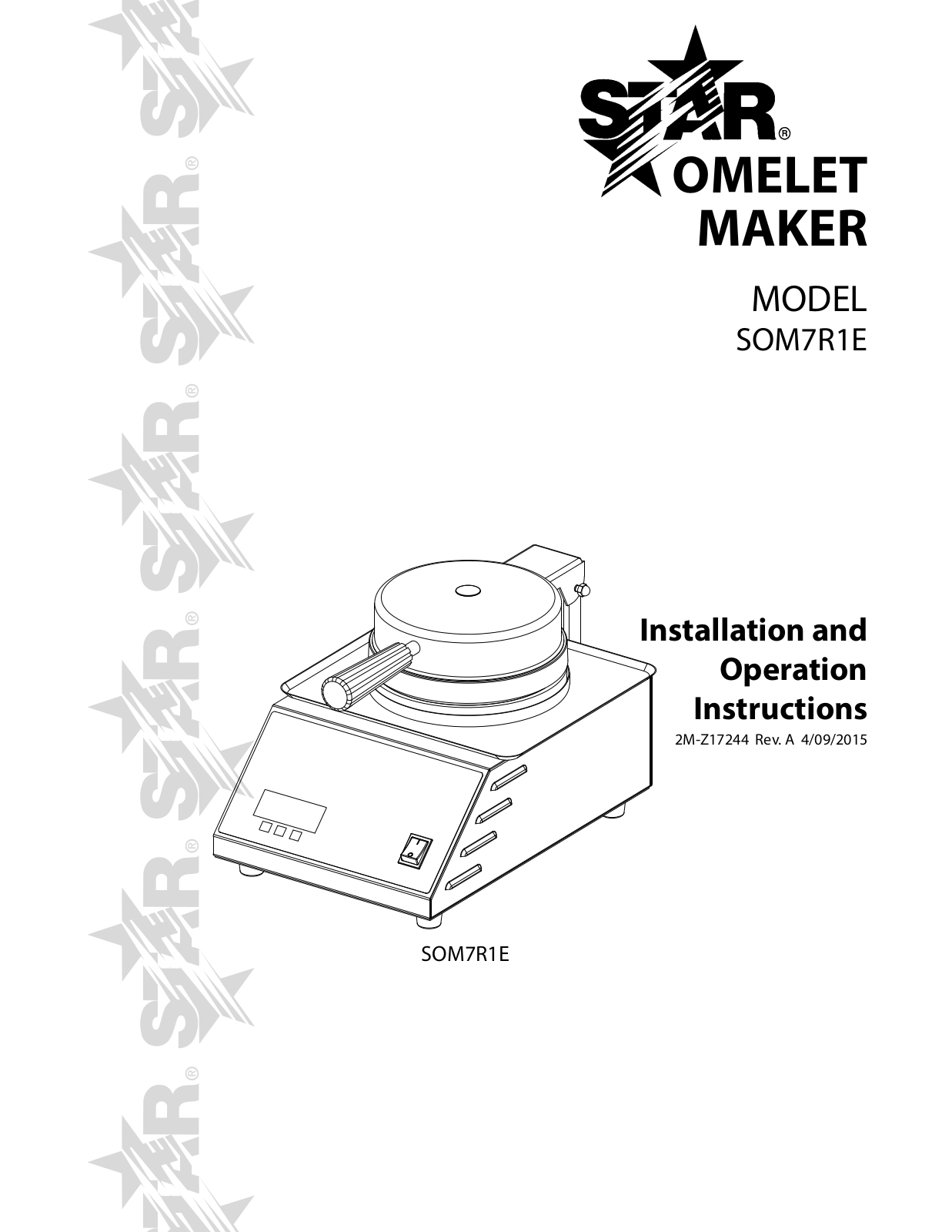 Star SOM7R1E Operators Manual