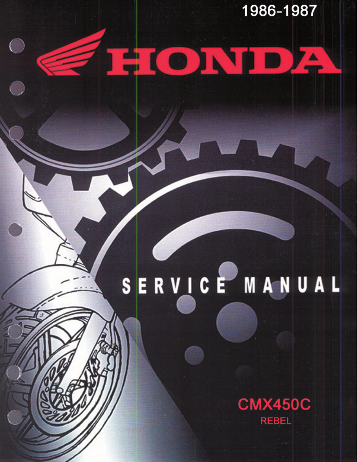 Honda CMX450C Rebel Service Manual