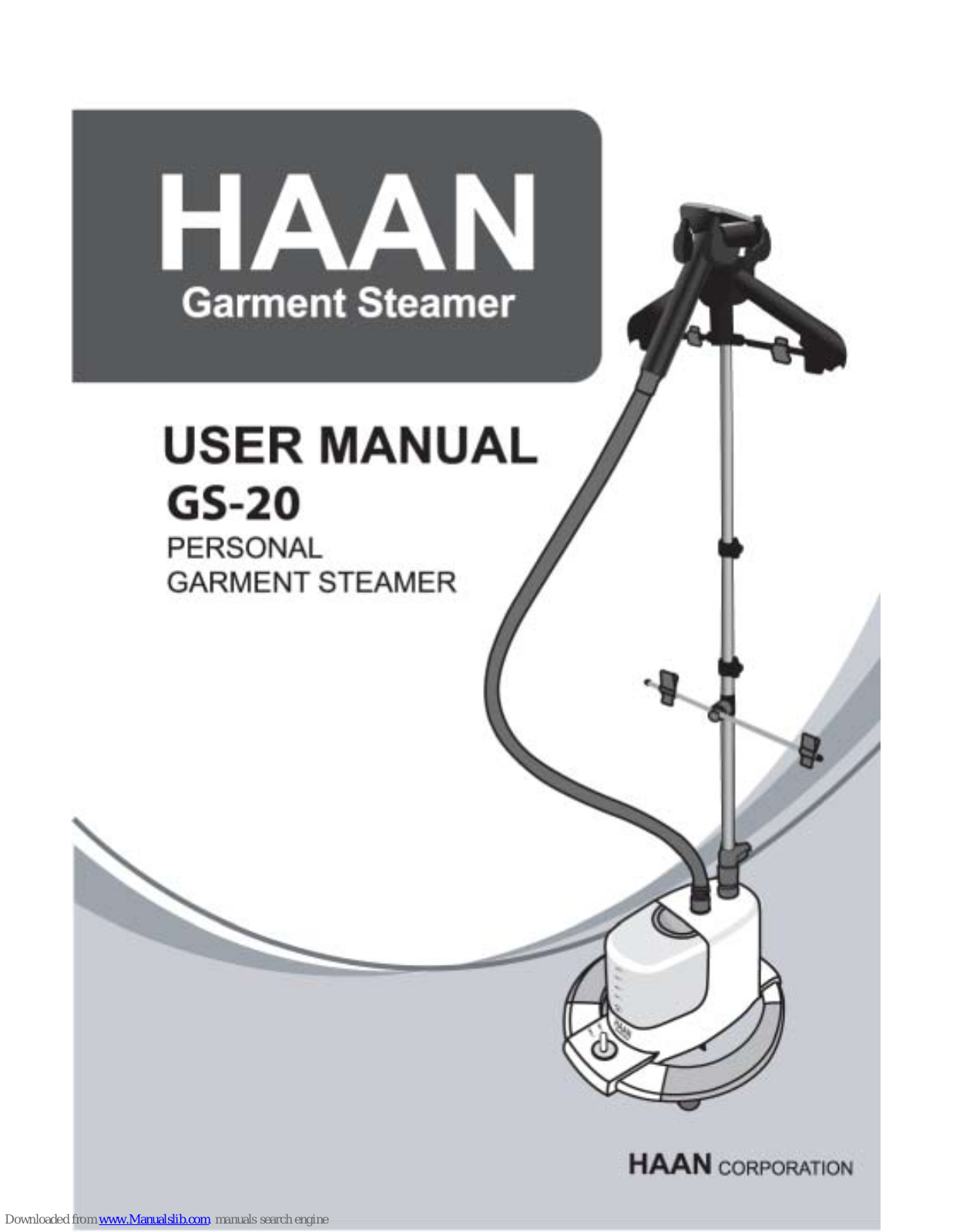 Haan Garmet Steamer GS-20 User Manual