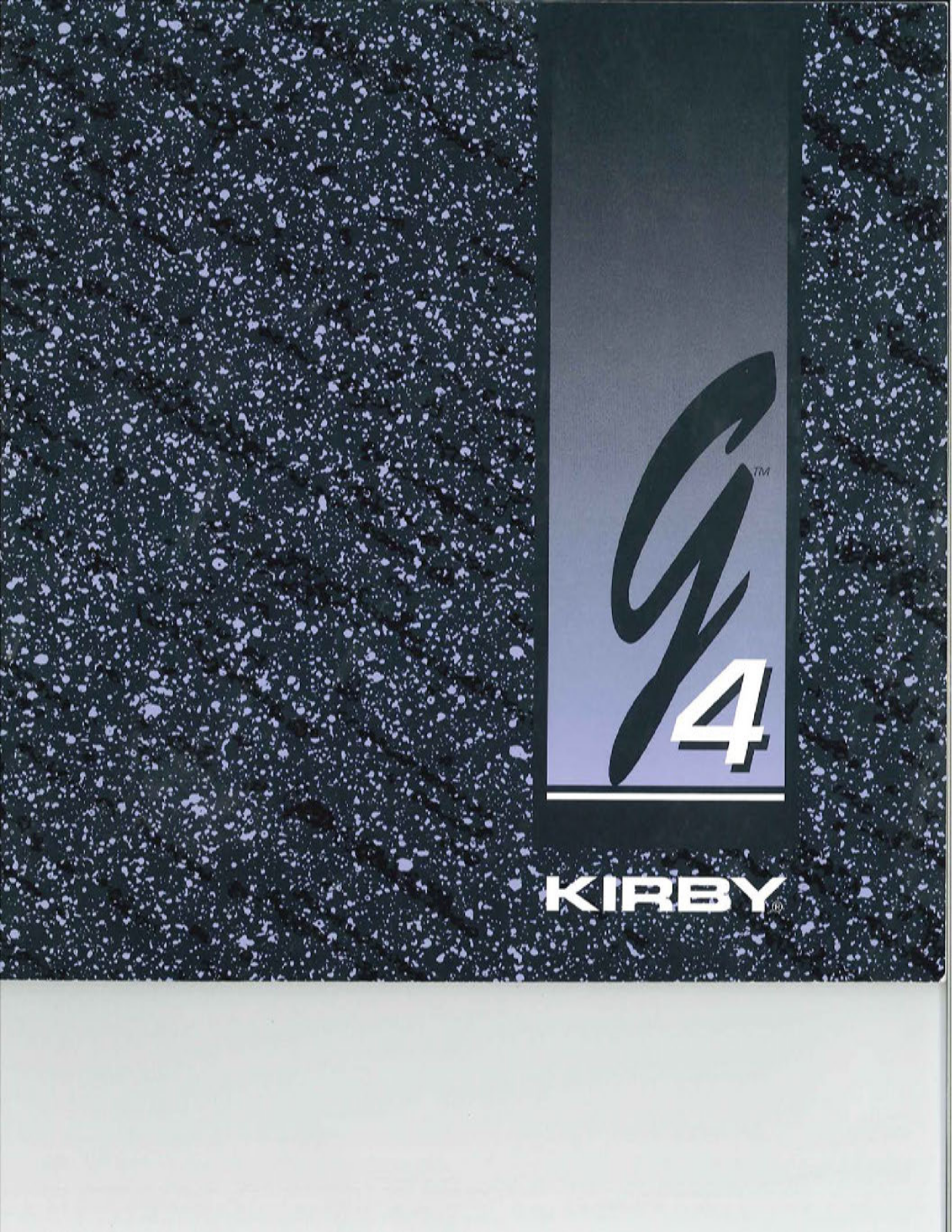 Kirby G4 G4D, G4 G4DC, G4 G4C User Manual