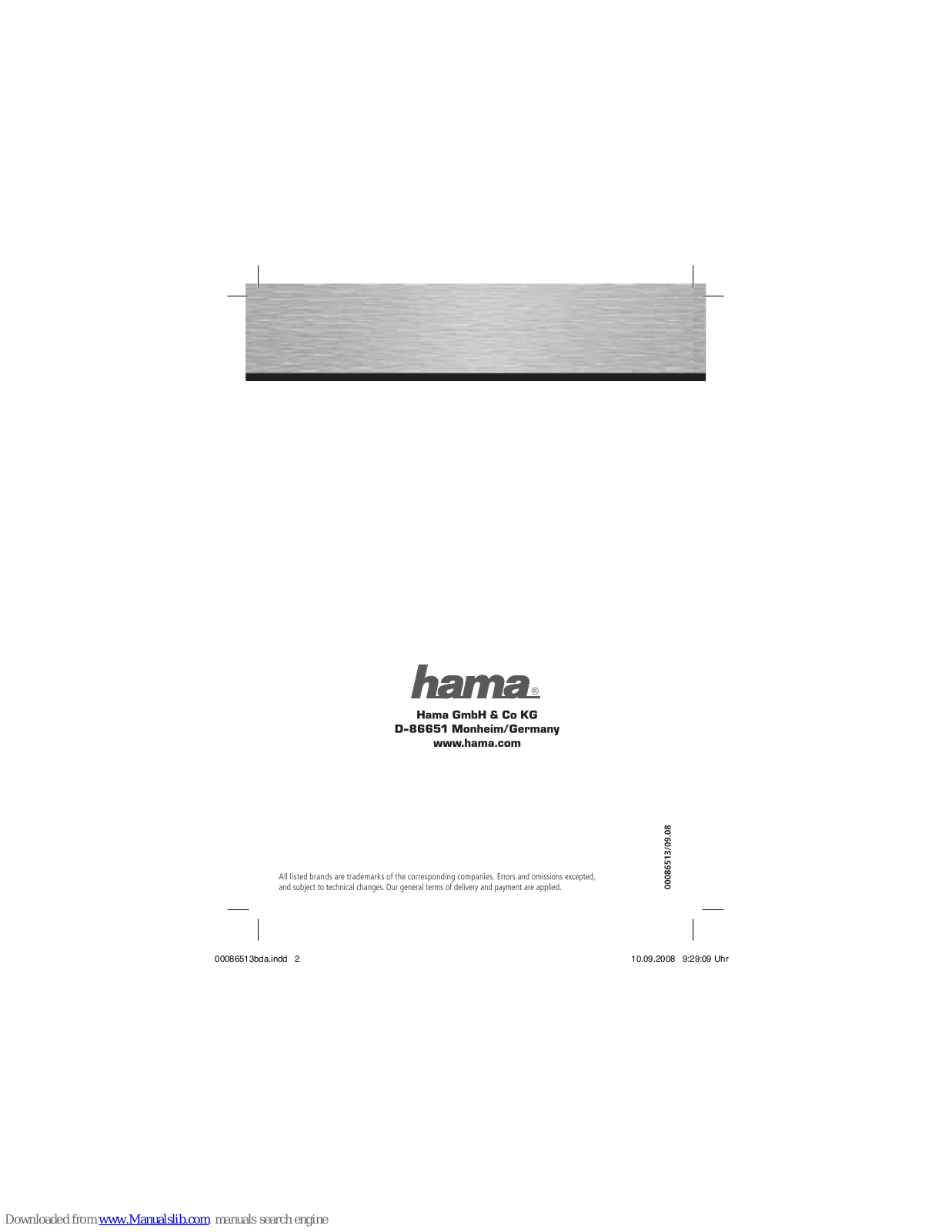 Hama AM-7000, 00086513 Operating Instruction - ManualMachine.com