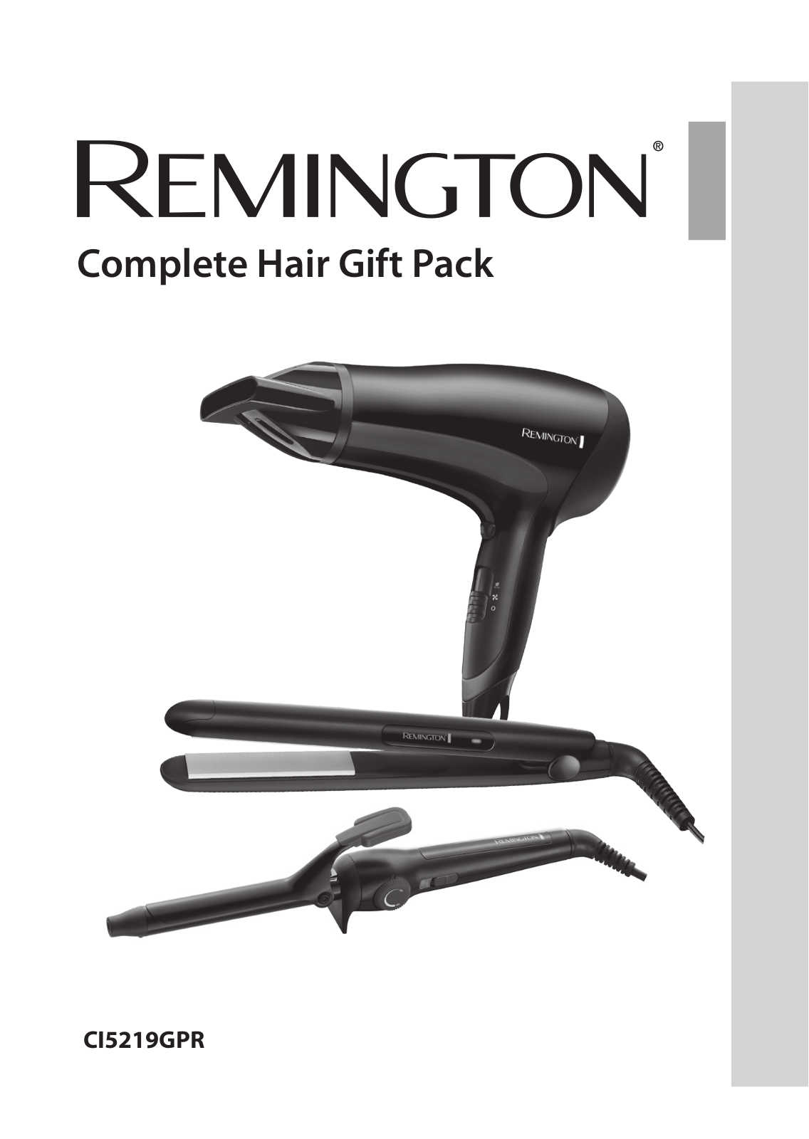 Remington CI5219GPR User Manual