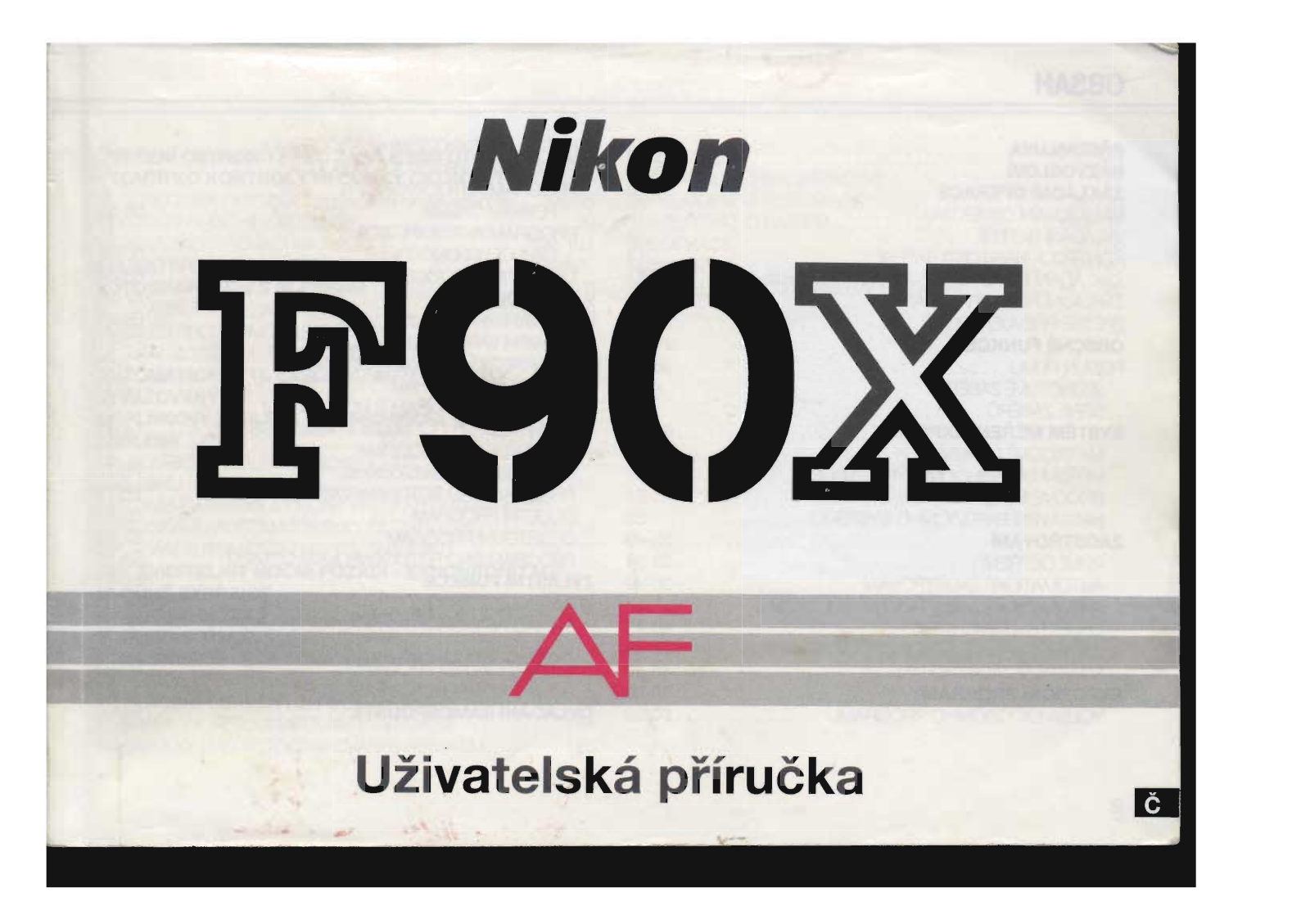 Nikon F90X User Manual