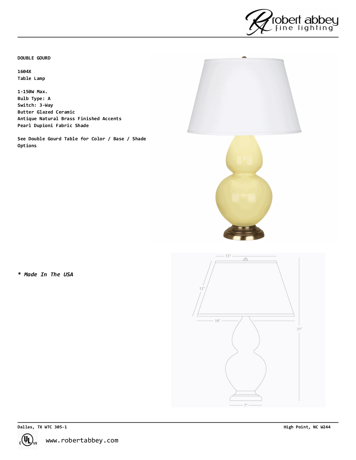 Jonathan Adler RAB1102 Specifications - ManualMachine.com