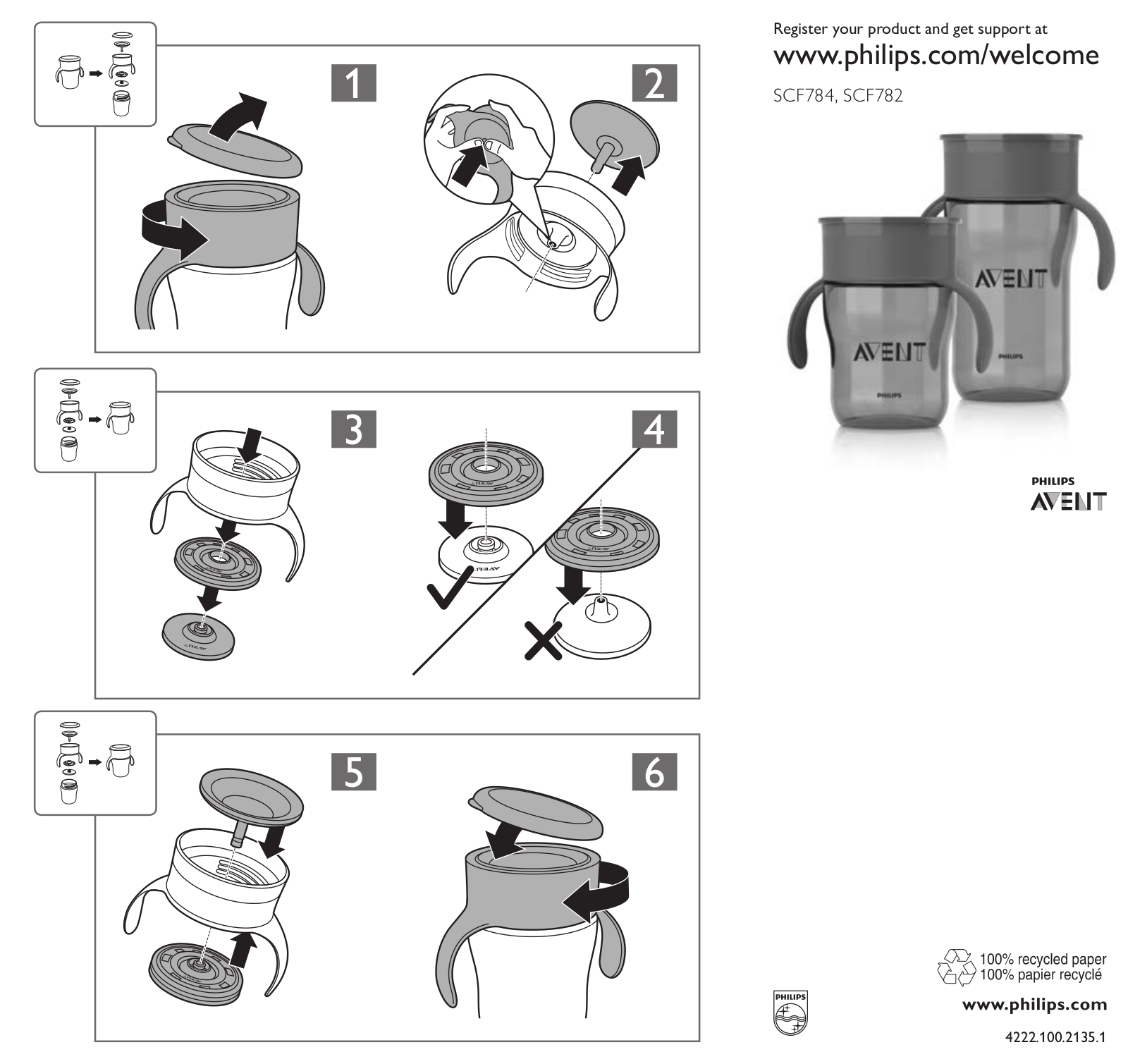 Philips SCF784, SCF782 User Manual