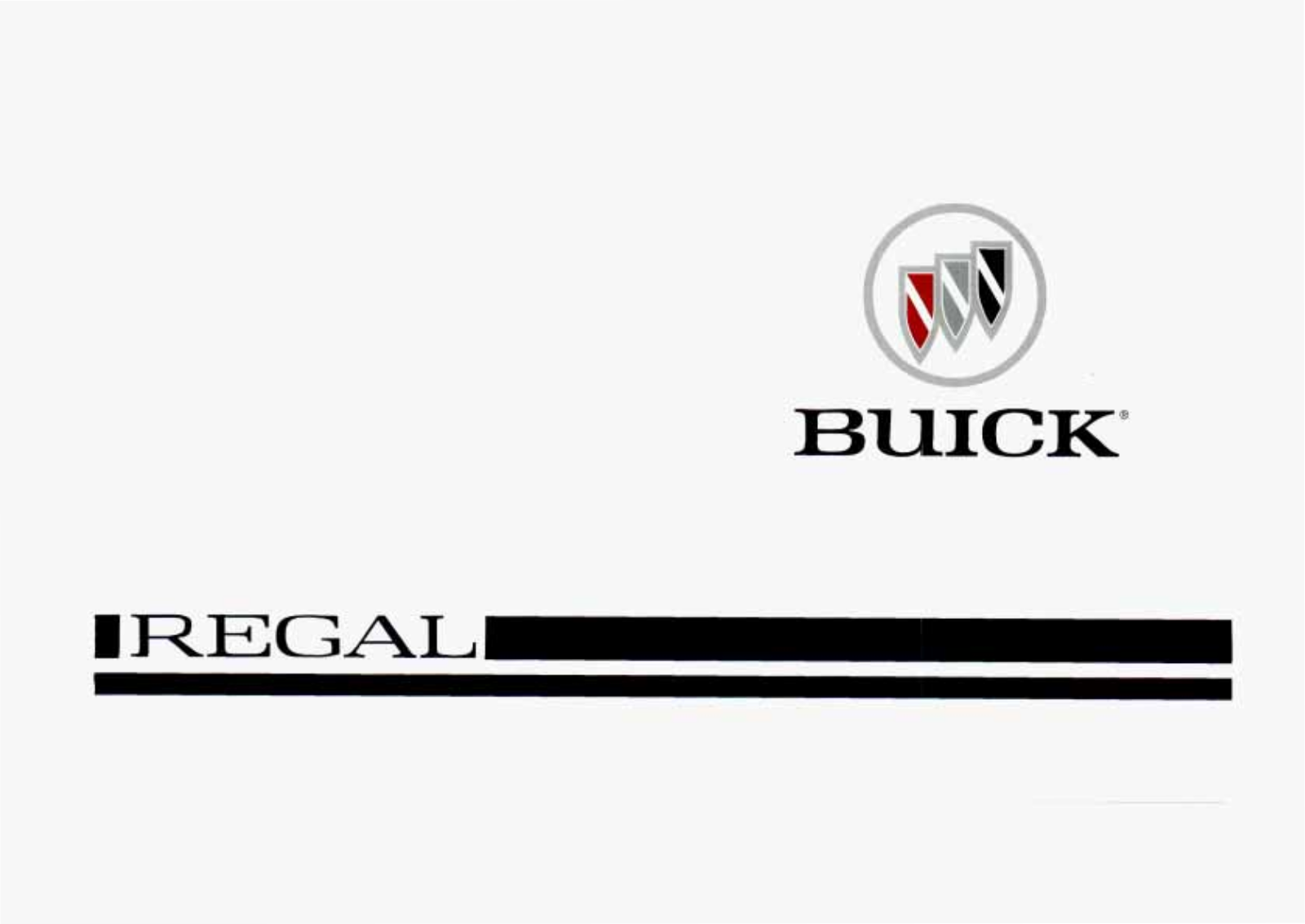 Buick REGAL 1996 Owner Manual