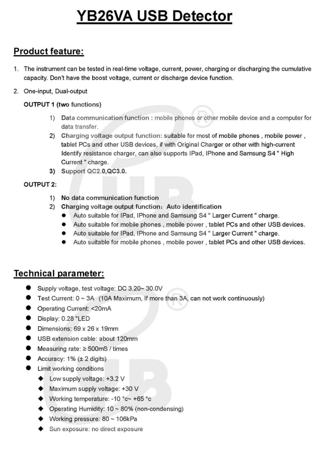 Datasheet RPI USB METER2 Datasheet (FREI) - ManualMachine.com