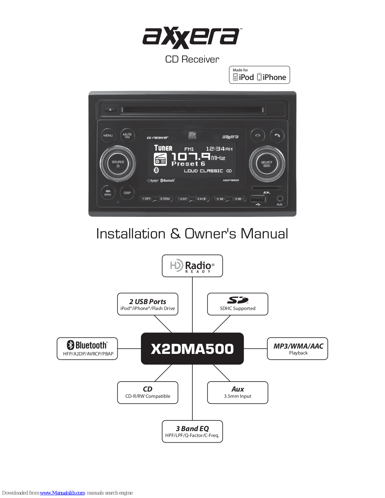 Axxera X2DMA500 Owner's Manual