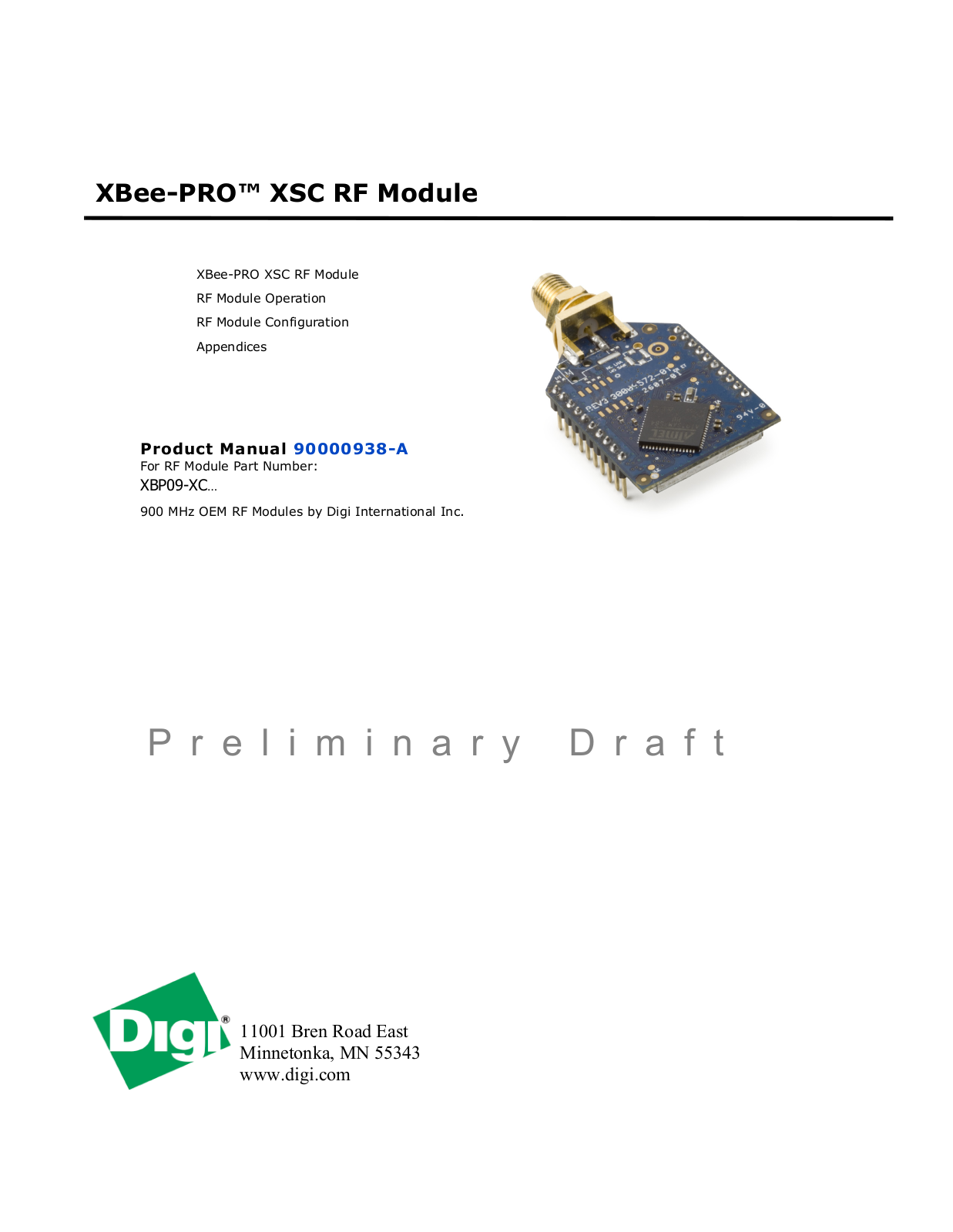 Digi XBEEXSC User Manual