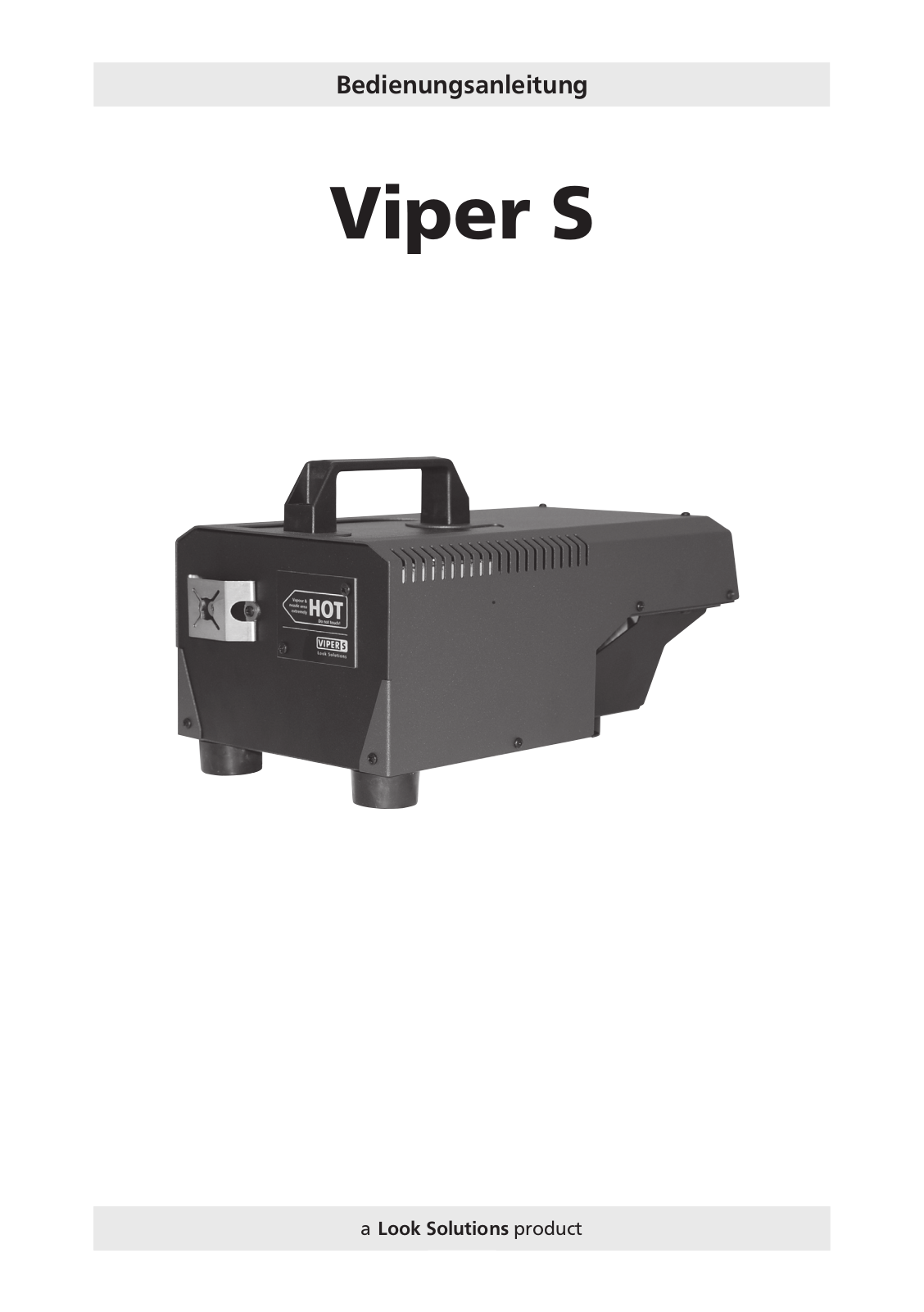Look Solutions Viper S User Manual - ManualMachine.com
