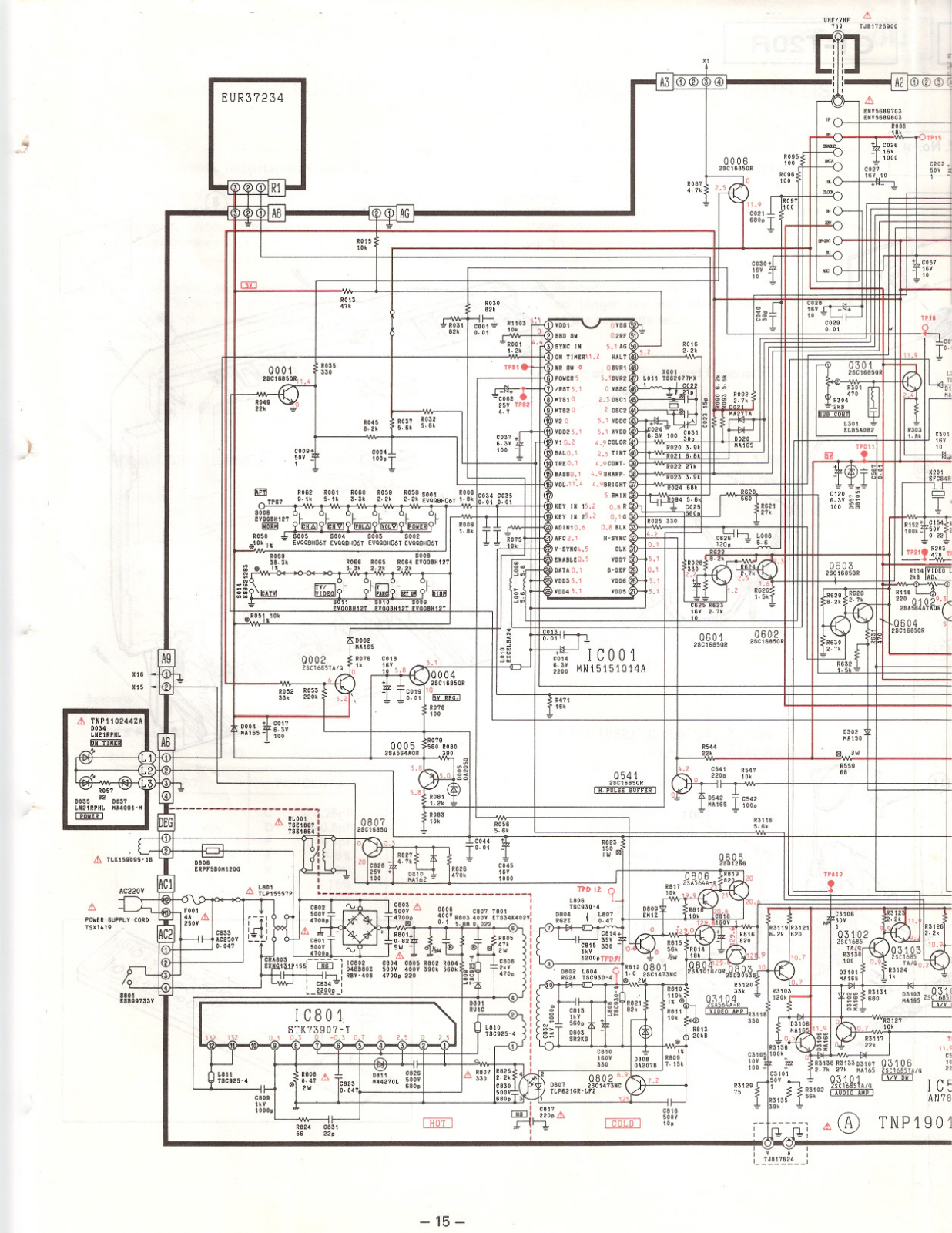 Panasonic CTT14R, CTT20R Diagram