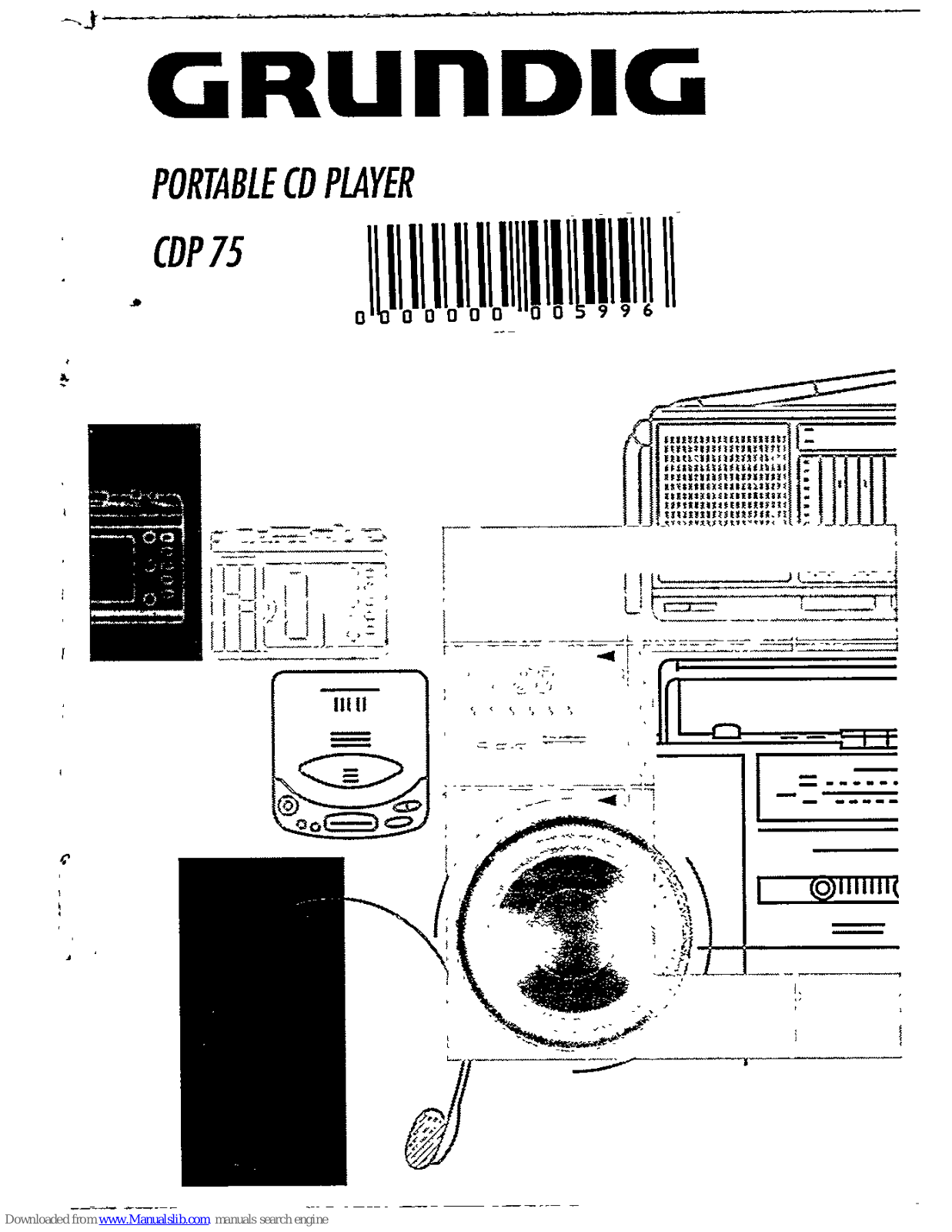 Grundig CDP75/B User Manual