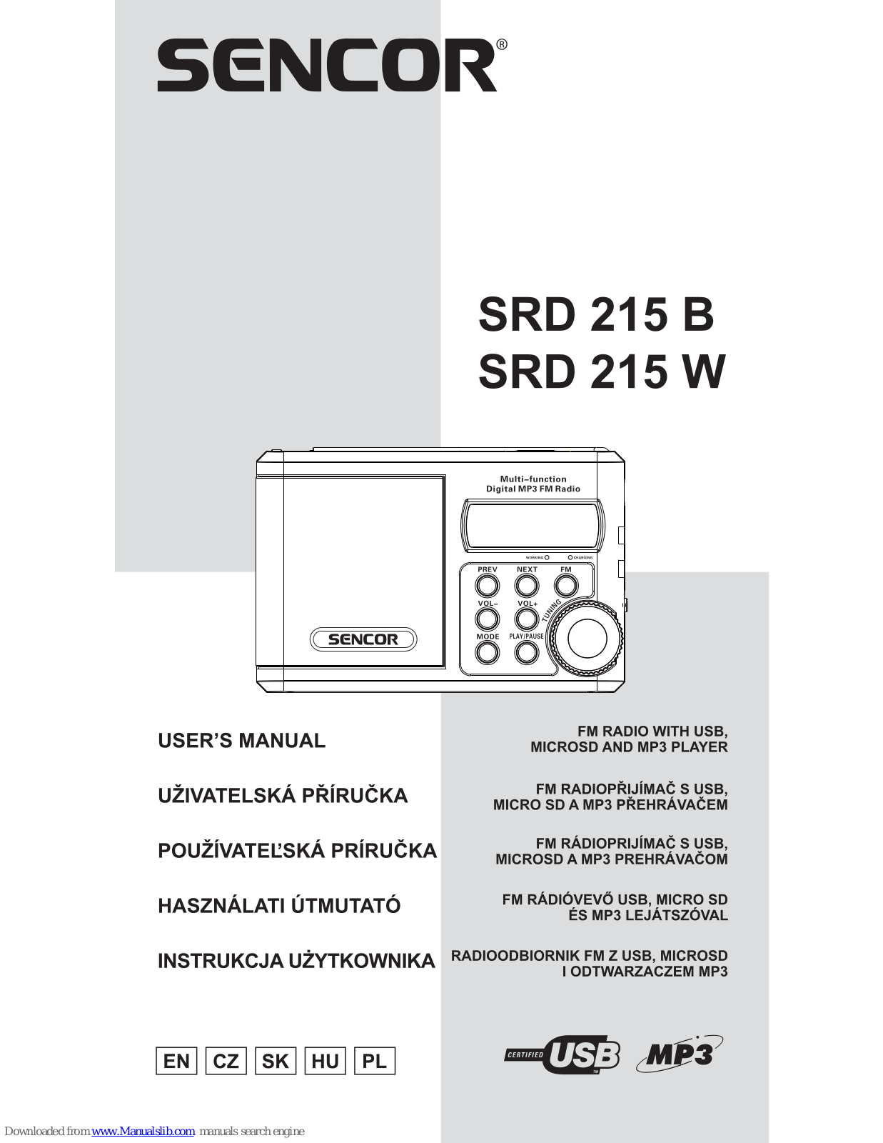 Sencor SRD 15 B User Manual - ManualMachine.com