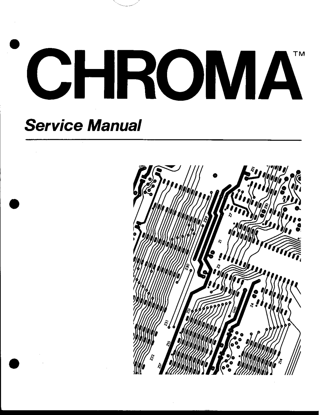 ARP Instruments Chroma Service Manual