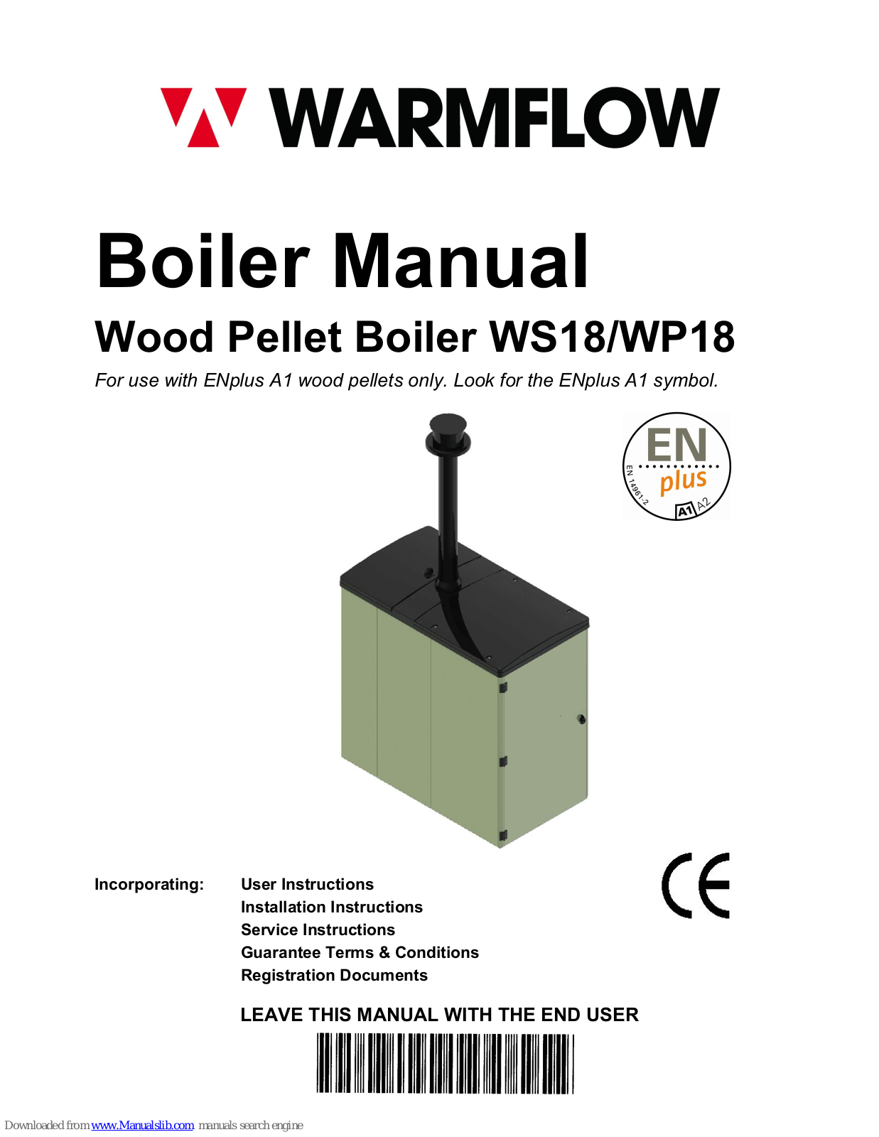 WarmFlow WS18, WP18 Instruction Manual