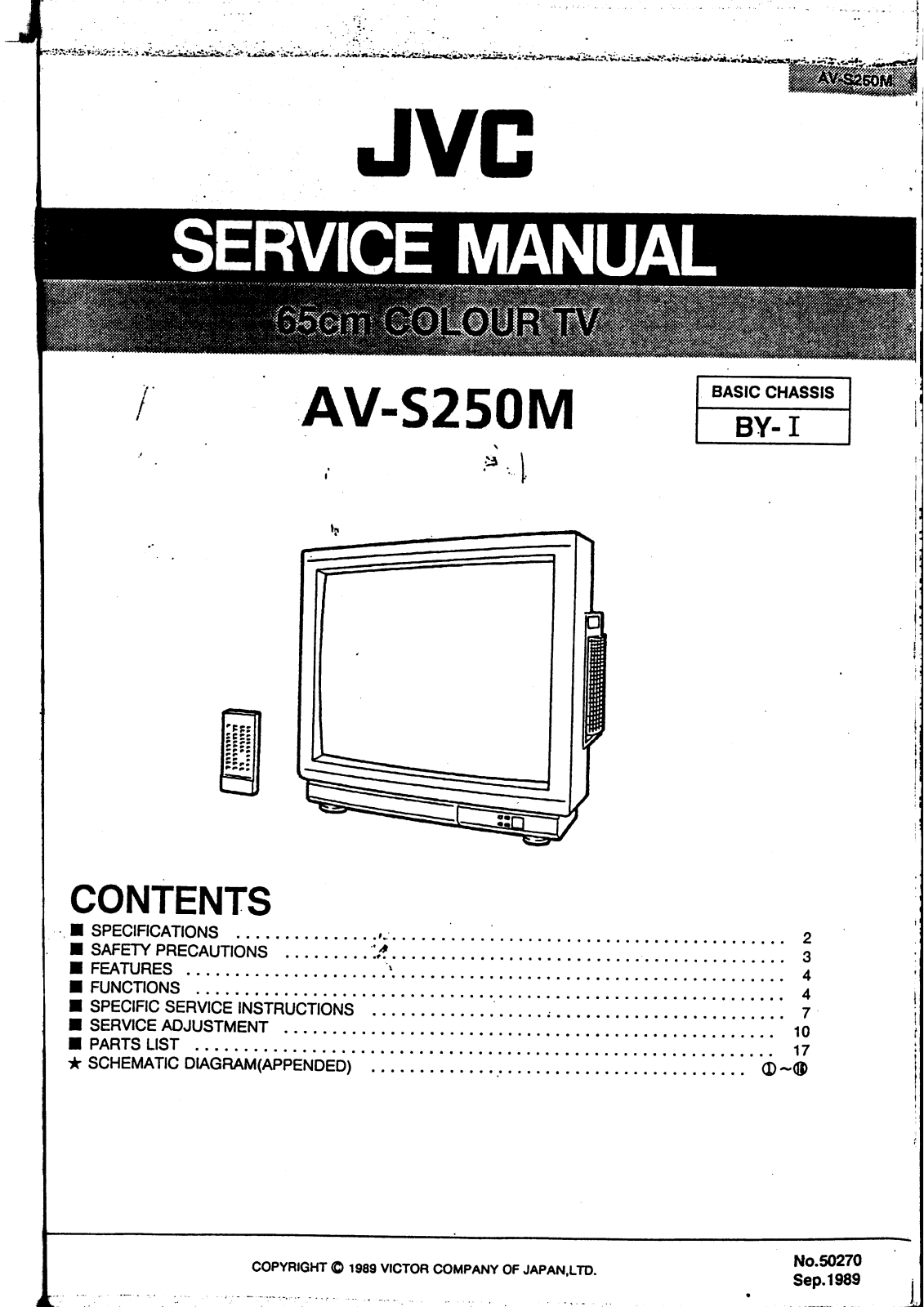 JVC AV-S250M Service Manual