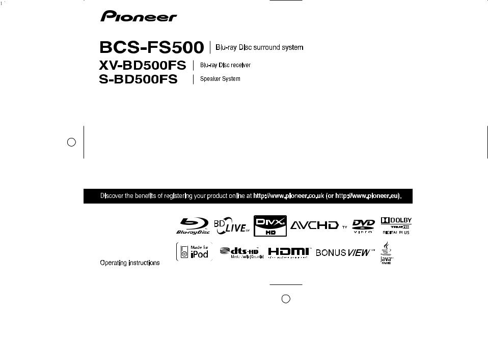 Pioneer BCS-FS500 User Manual
