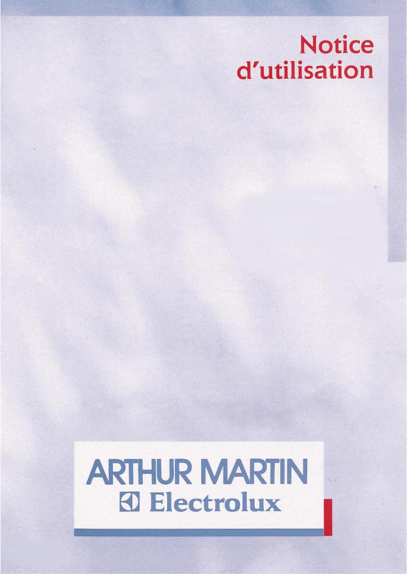 Arthur martin AW622F User Manual