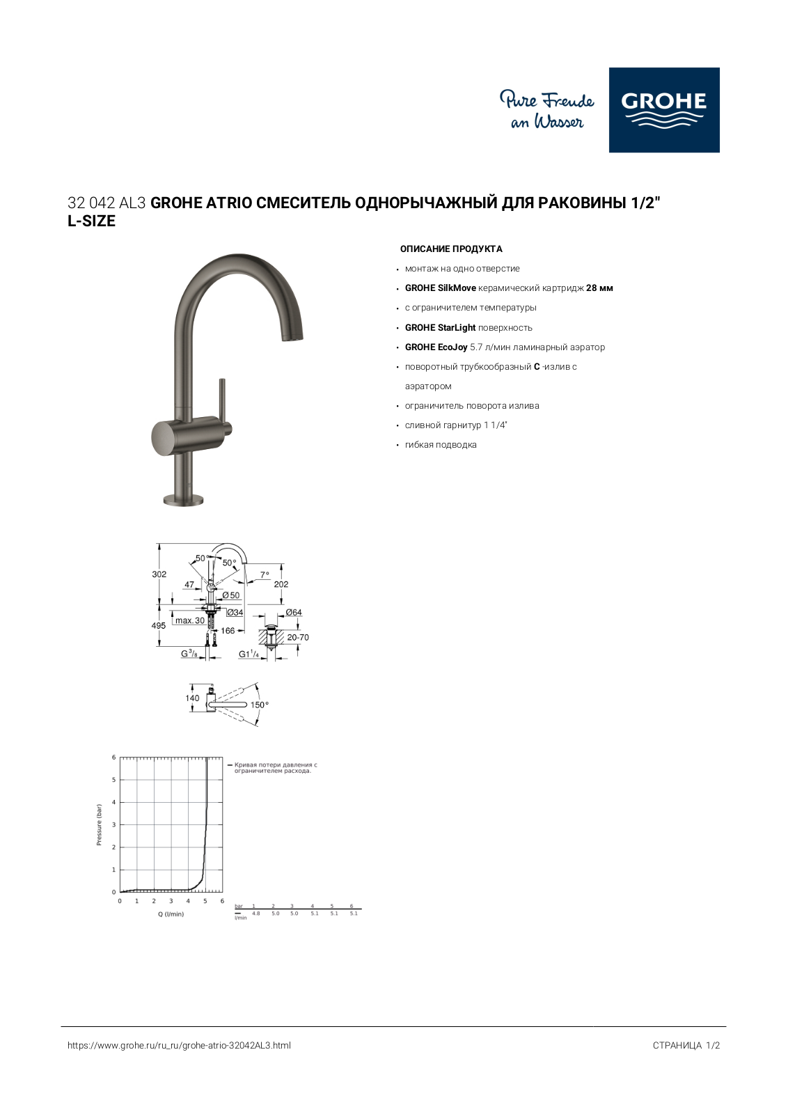 Grohe 32042AL3 User guide