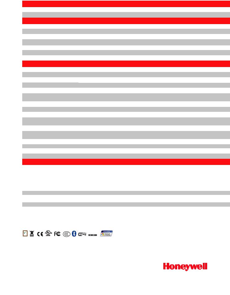 Honeywell 60S-LEQ-C111XE Product Data Sheet