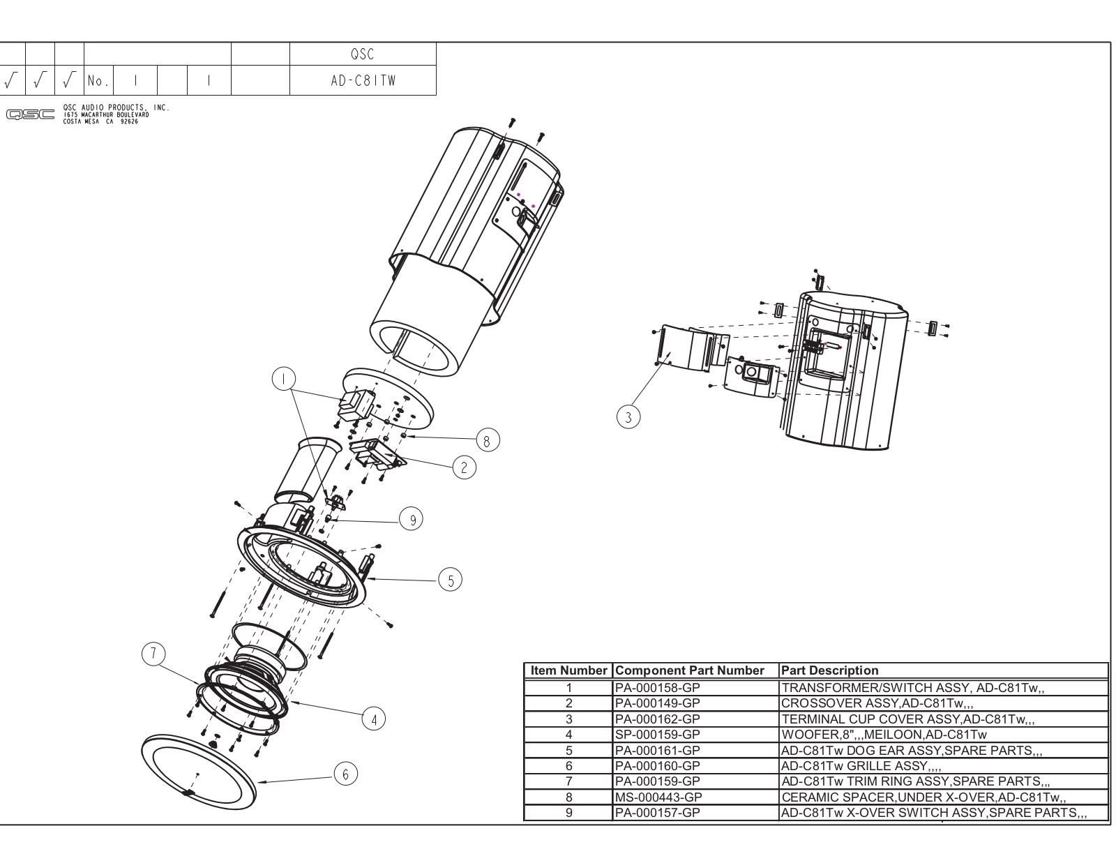 QSC ad c8 tw schematic