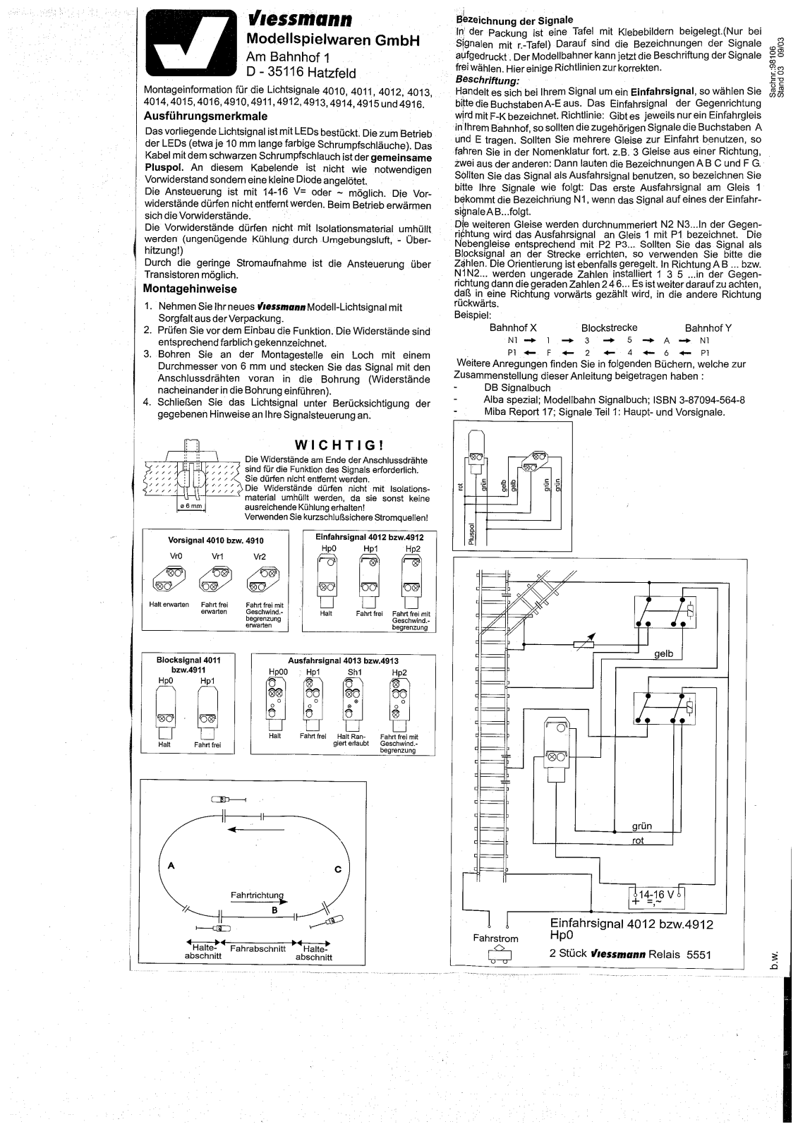 Viessmann 4012 User guide